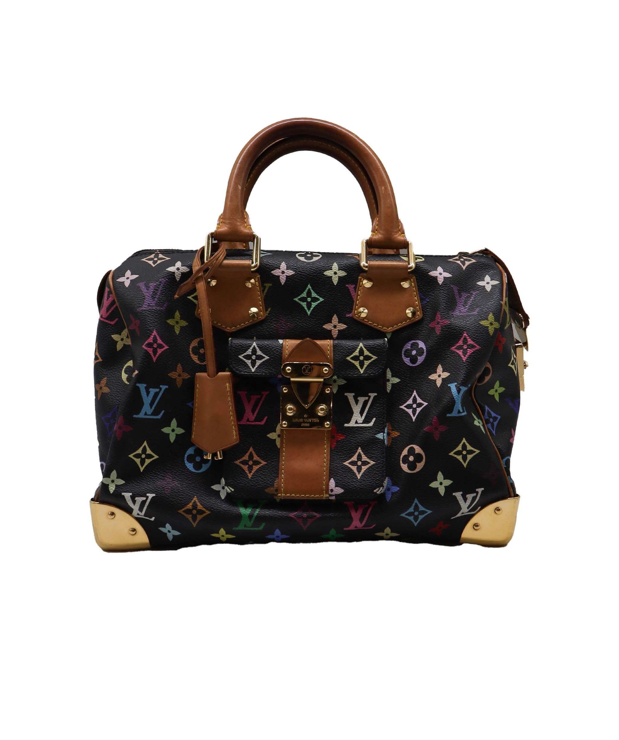 Louis Vuitton Louis Vuitton x Murakami Speedy Black Multicoloure Monogram Canvas  SKC1880