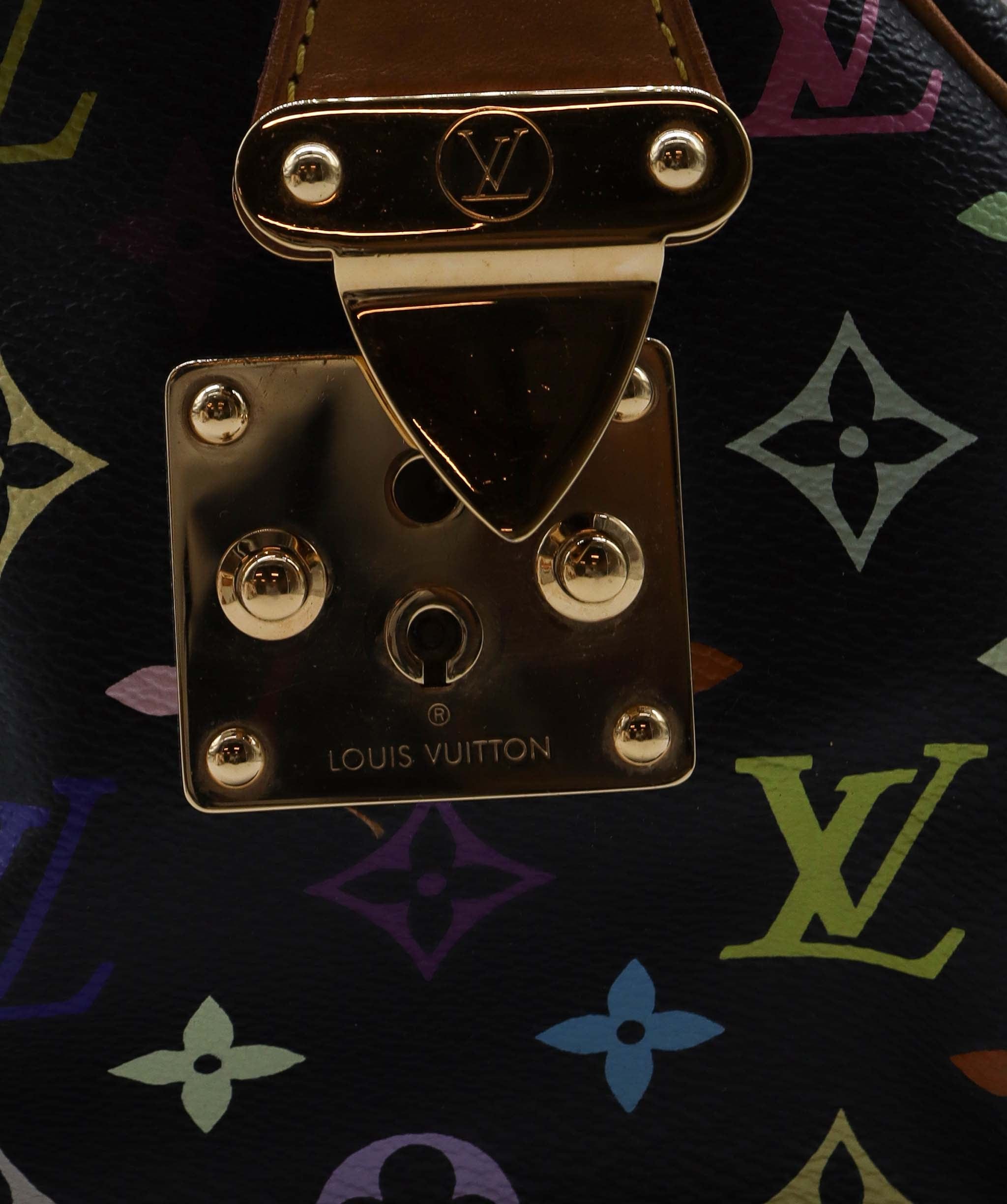 Louis Vuitton Louis Vuitton x Murakami Speedy Black Multicoloure Monogram Canvas  SKC1880