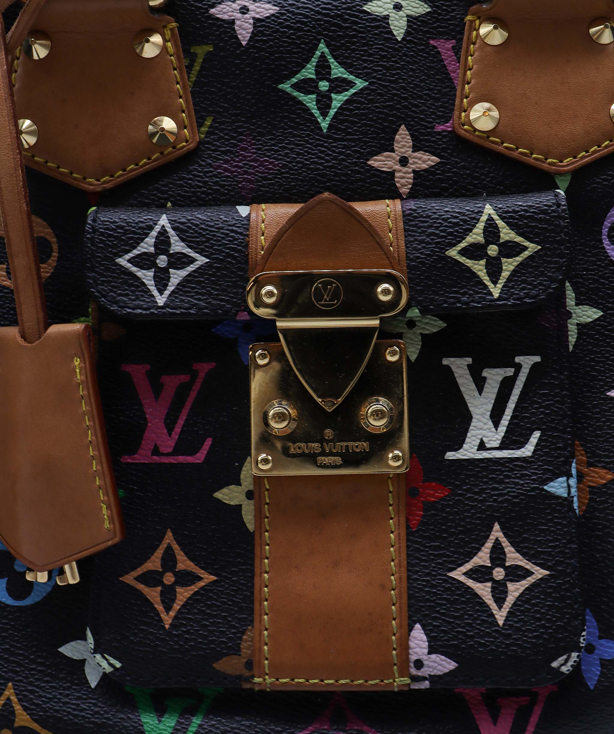 Louis Vuitton Louis Vuitton x Murakami Speedy Black Multicoloure Monogram Canvas  SKC1880