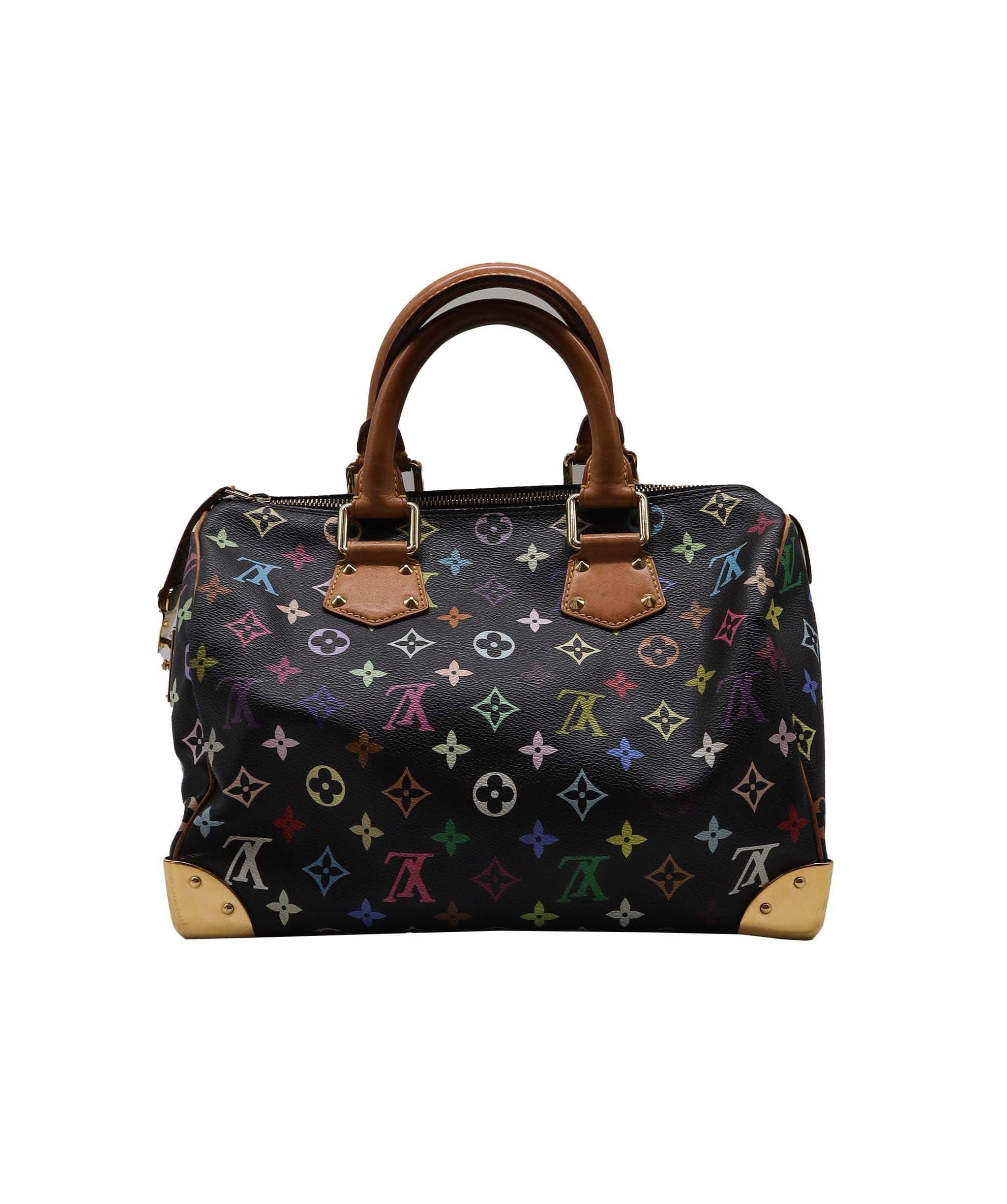 Louis Vuitton Louis Vuitton x Murakami Speedy Black Multicoloure Monogram Canvas  SKC1880