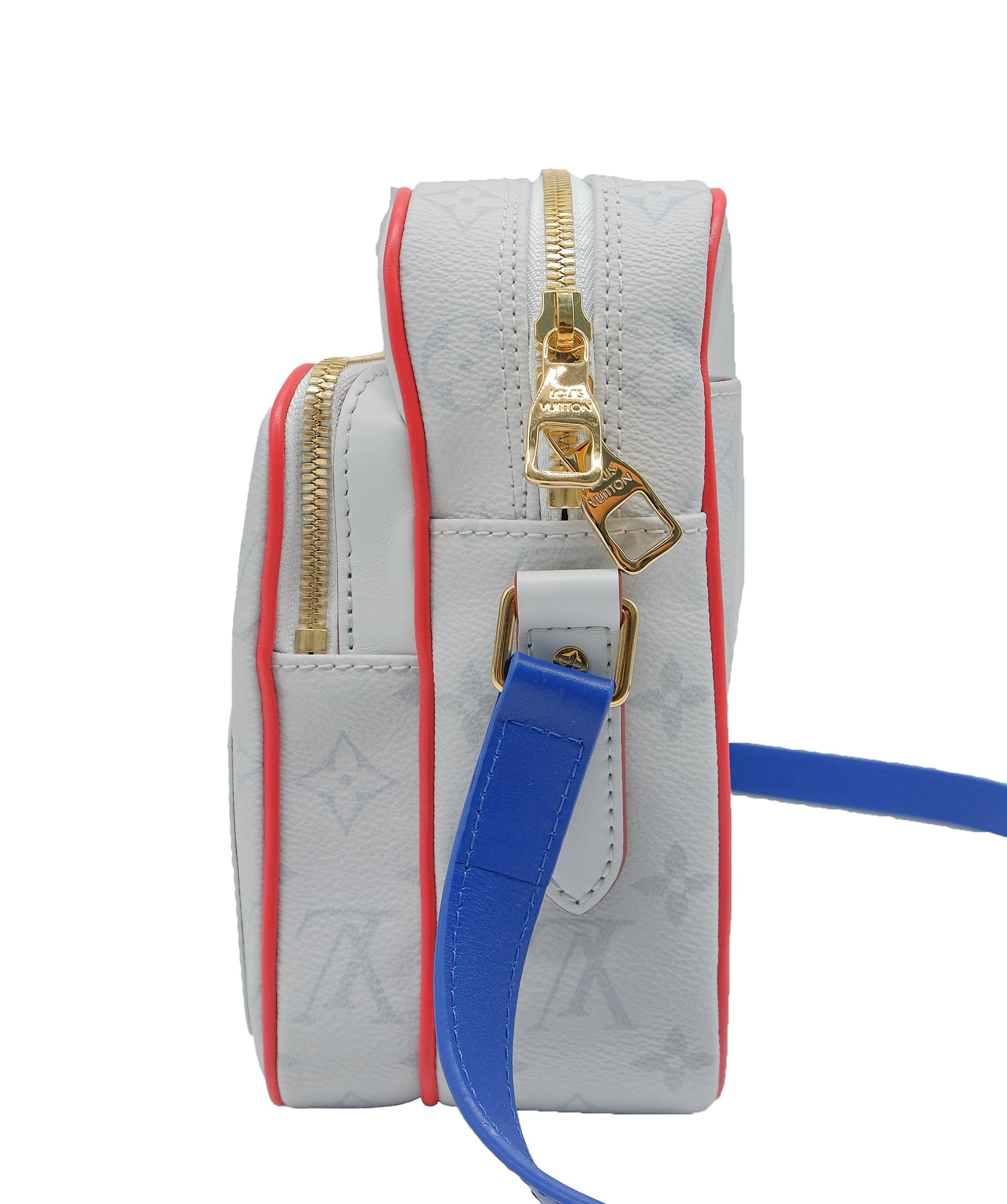 Louis Vuitton Louis Vuitton X NBA Sling bag blue white red Big RJC3324