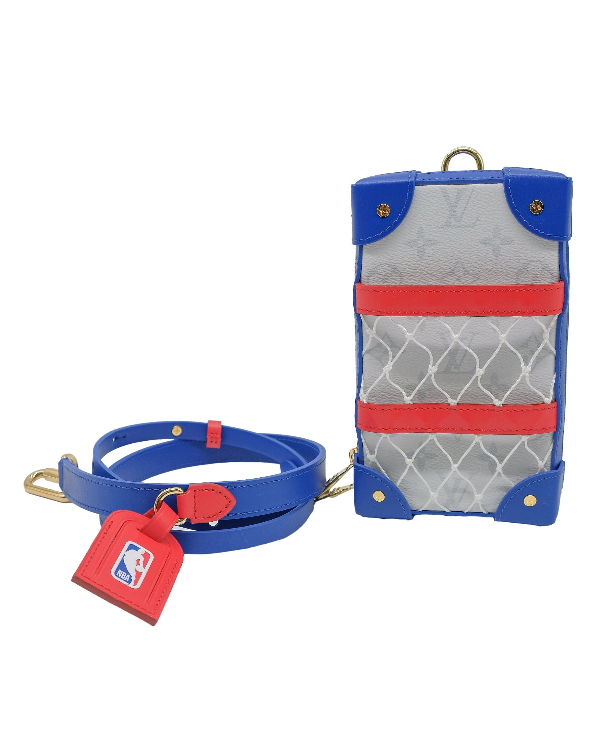 Louis Vuitton Louis Vuitton X NBA Sling bag blue white red Small RJC3323