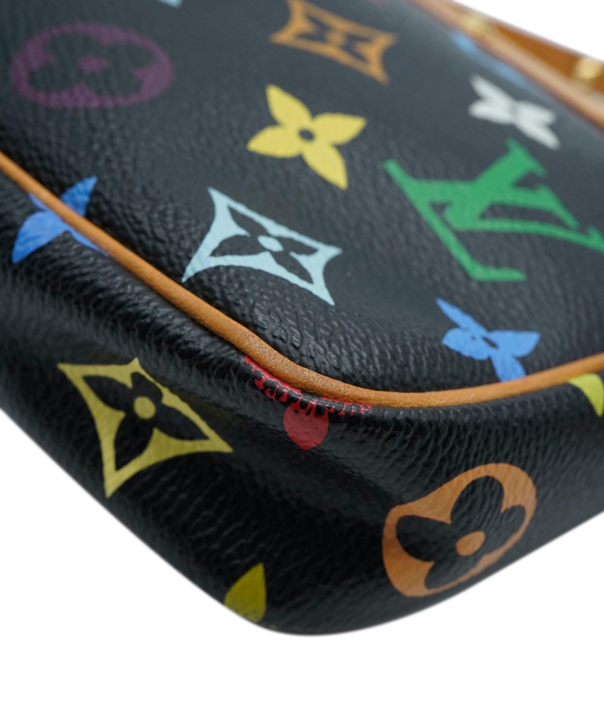 Louis Vuitton Louis Vuitton x Takashi Murakami Multicolore Monogram Canvas Pochette Accessories ABC0885