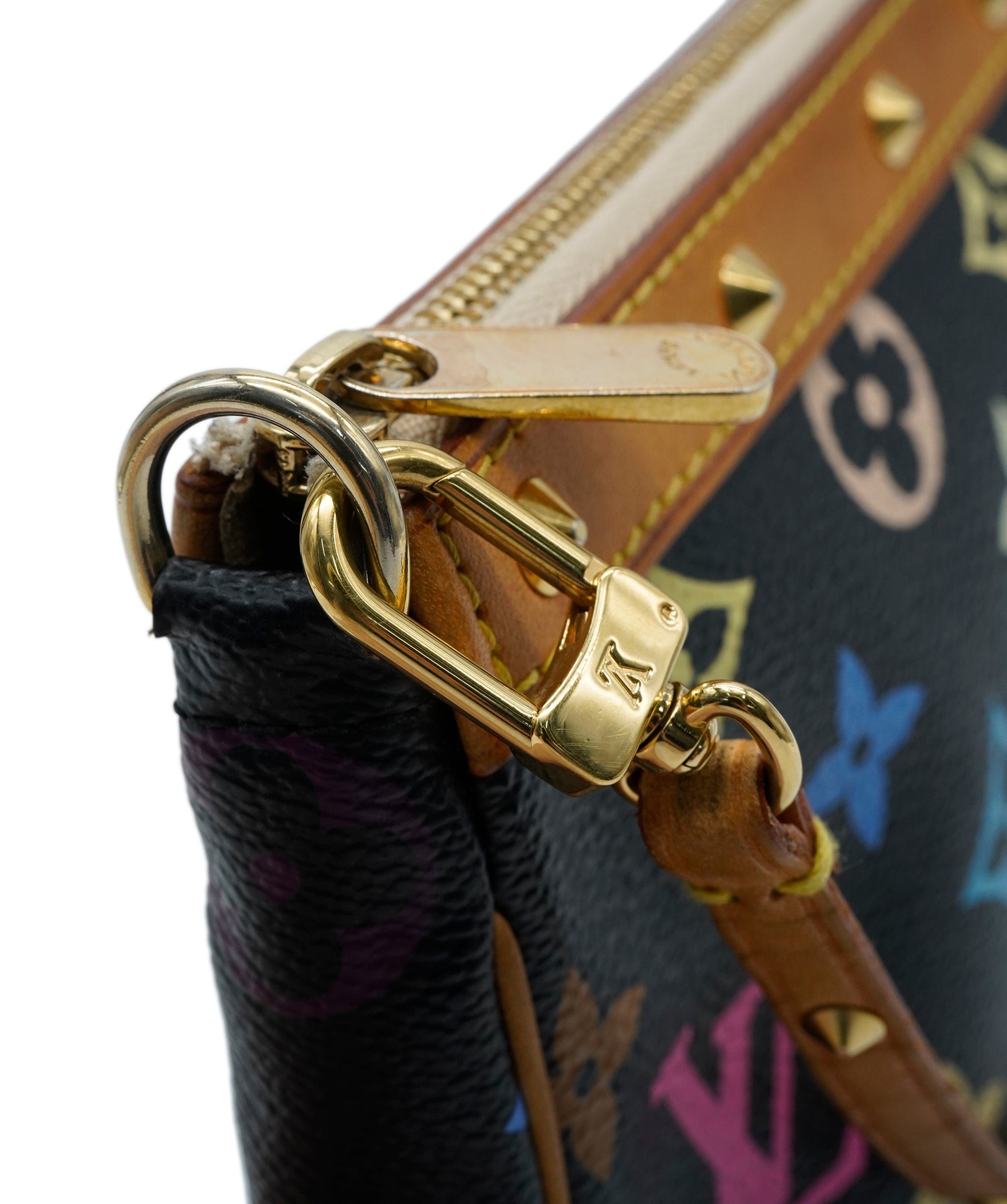 Louis Vuitton Louis Vuitton x Takashi Murakami Multicolore Monogram Canvas Pochette Accessories ABC0885