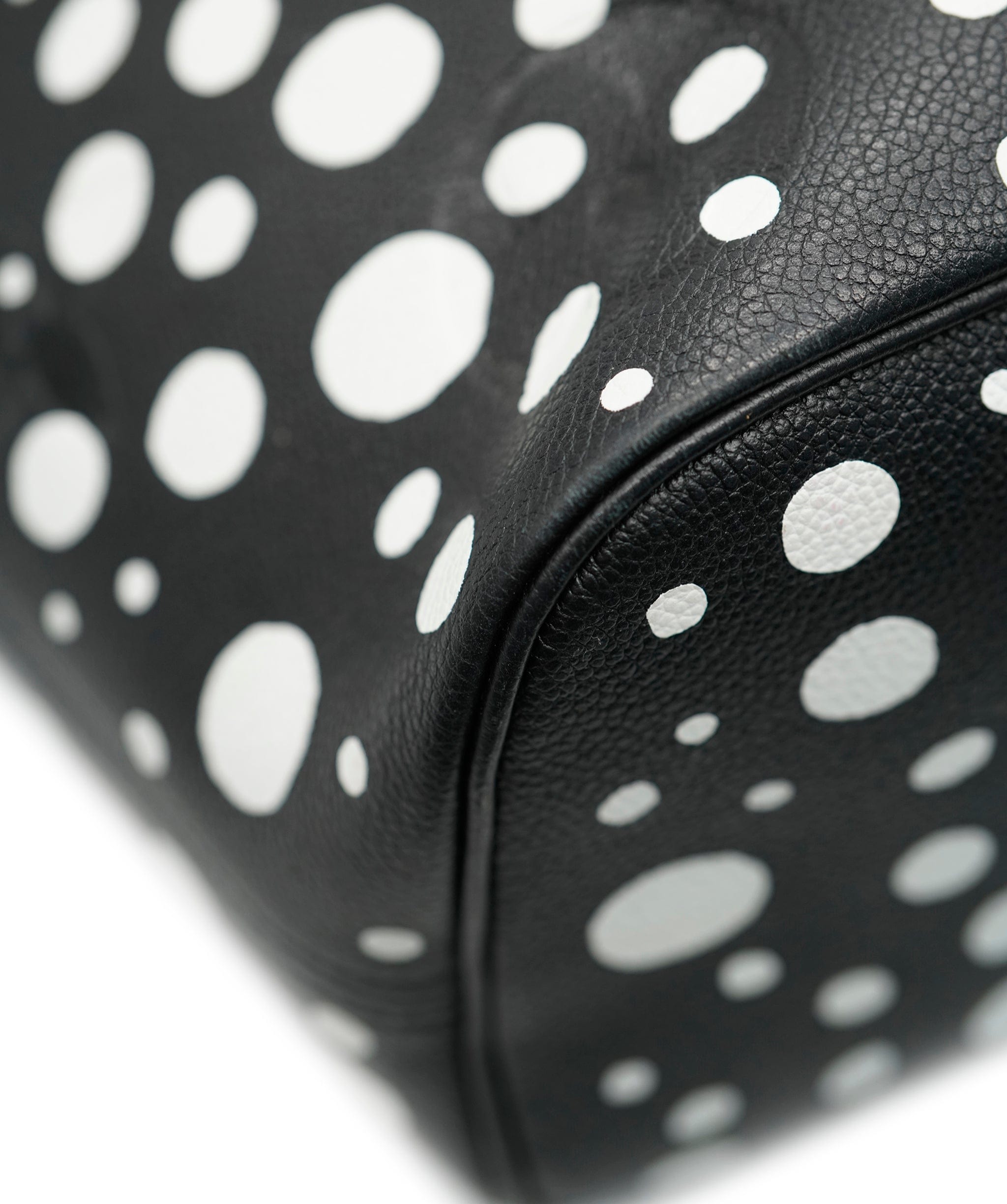 Louis Vuitton Louis Vuitton Yayoi Kusama Black Monogram Giant Empreinte Infinity Dots Neverfull MM ABC0709