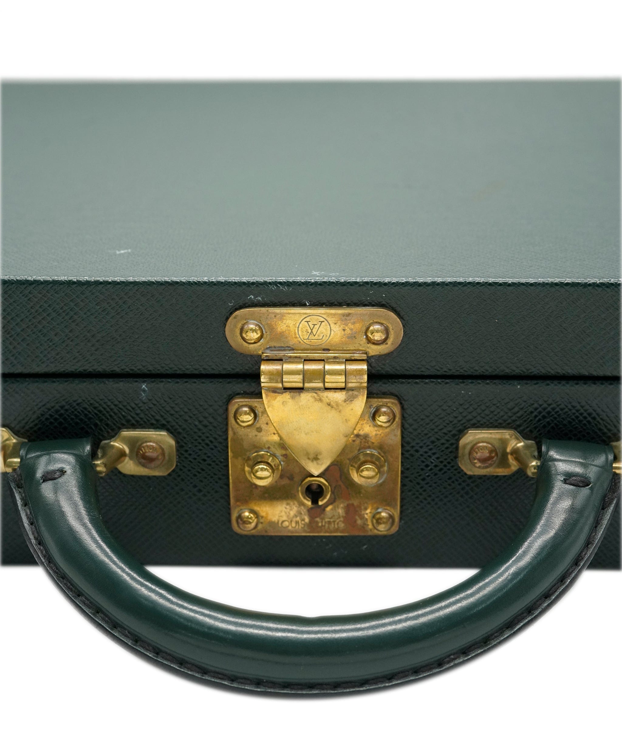 Louis Vuitton LV Diplomat Forest Green Trunk with GHW - ASL10235