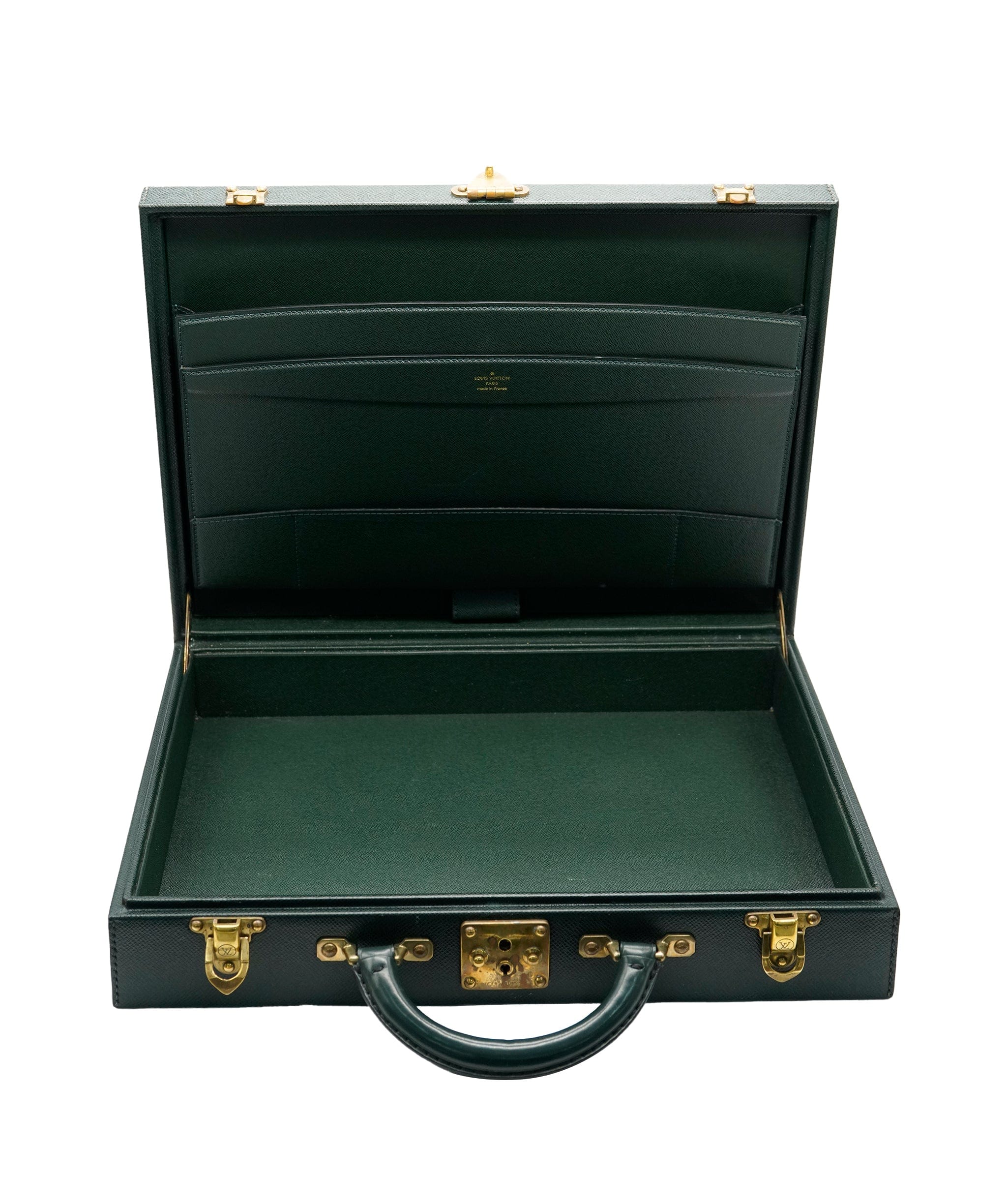 Louis Vuitton LV Diplomat Forest Green Trunk with GHW - ASL10235