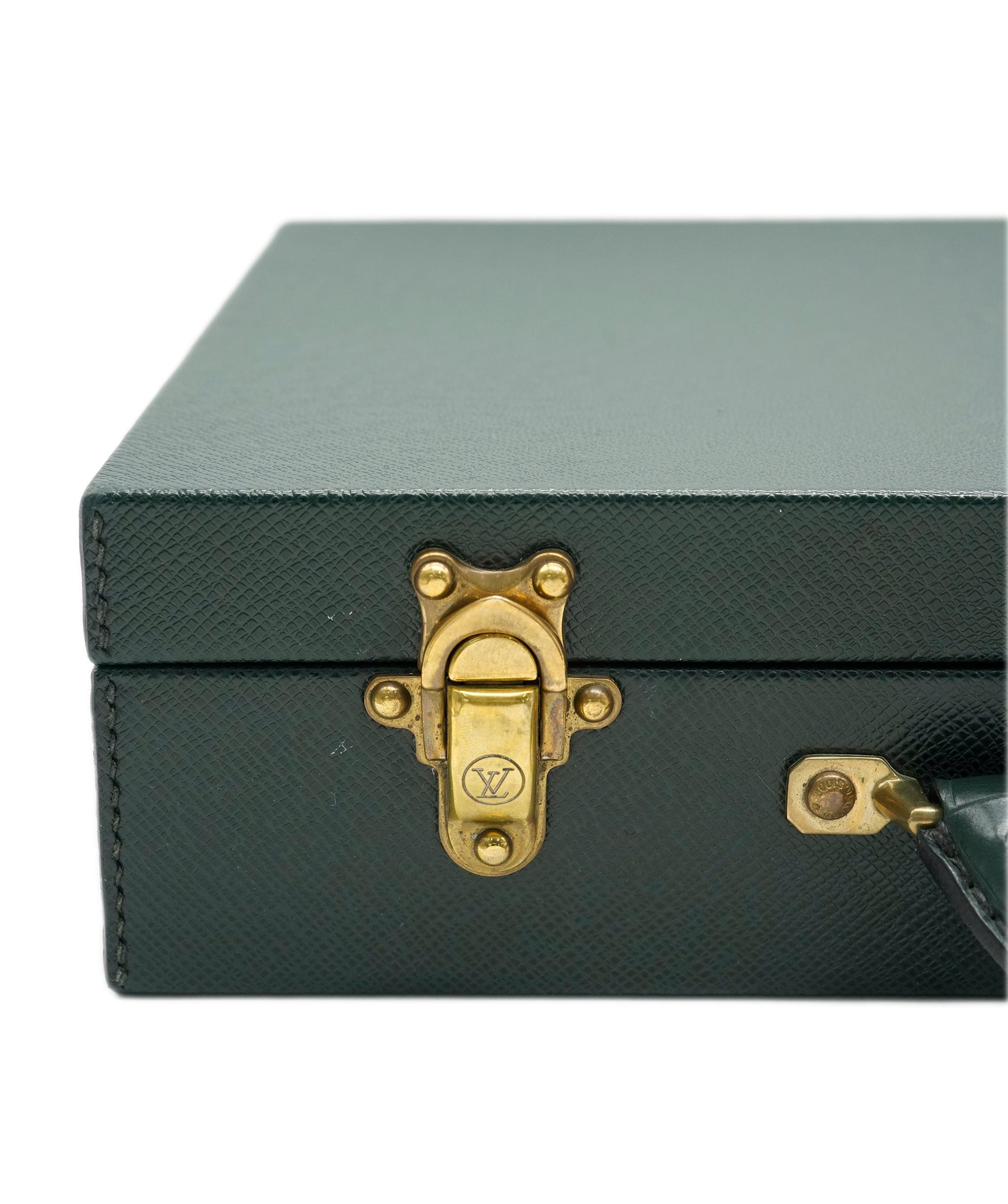 Louis Vuitton LV Diplomat Forest Green Trunk with GHW - ASL10235