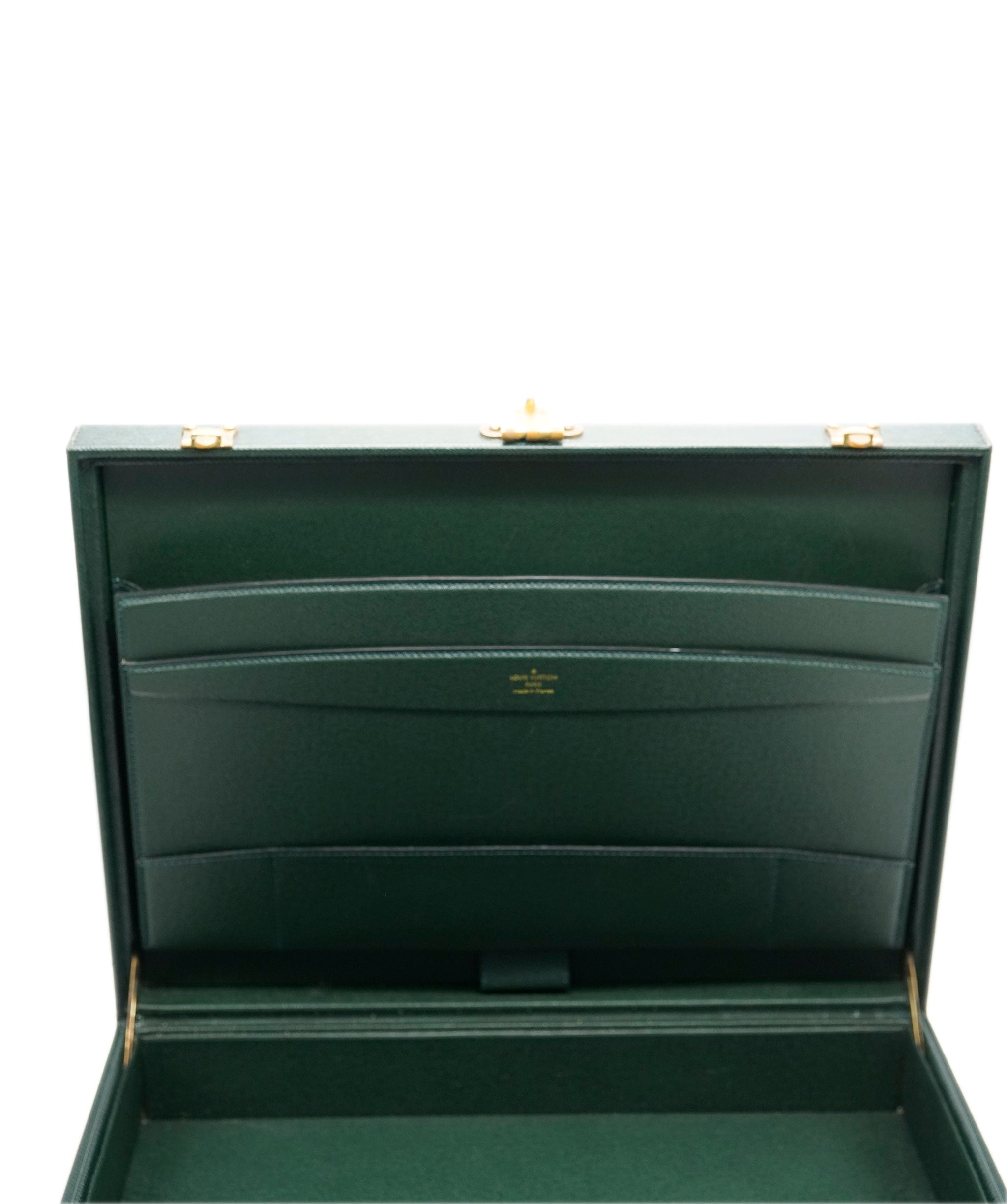 Louis Vuitton LV Diplomat Forest Green Trunk with GHW - ASL10235