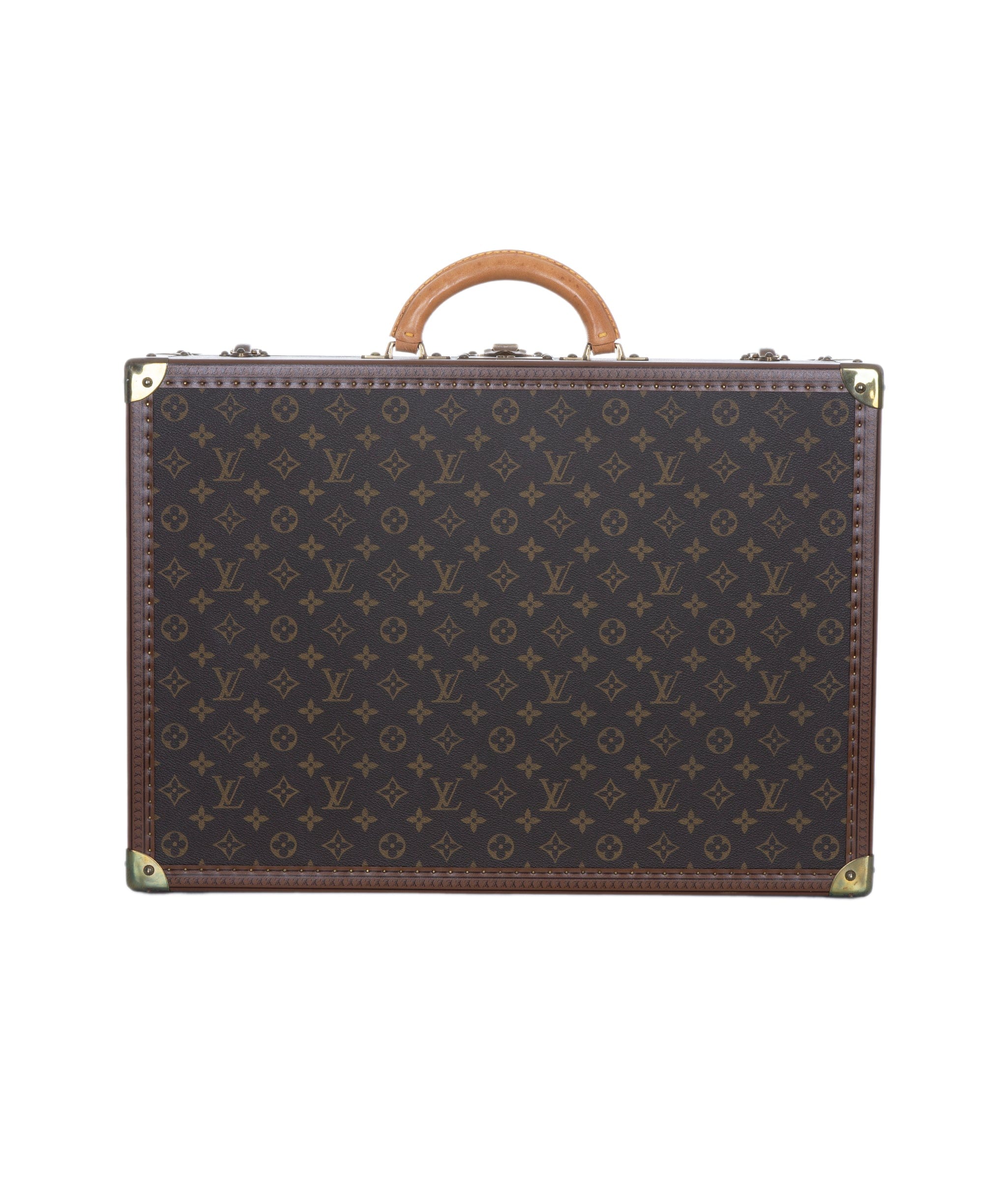 Louis Vuitton LV Monogram Bisten 60 Trunk Case Bag Brown M21327 90179554 ASL7058