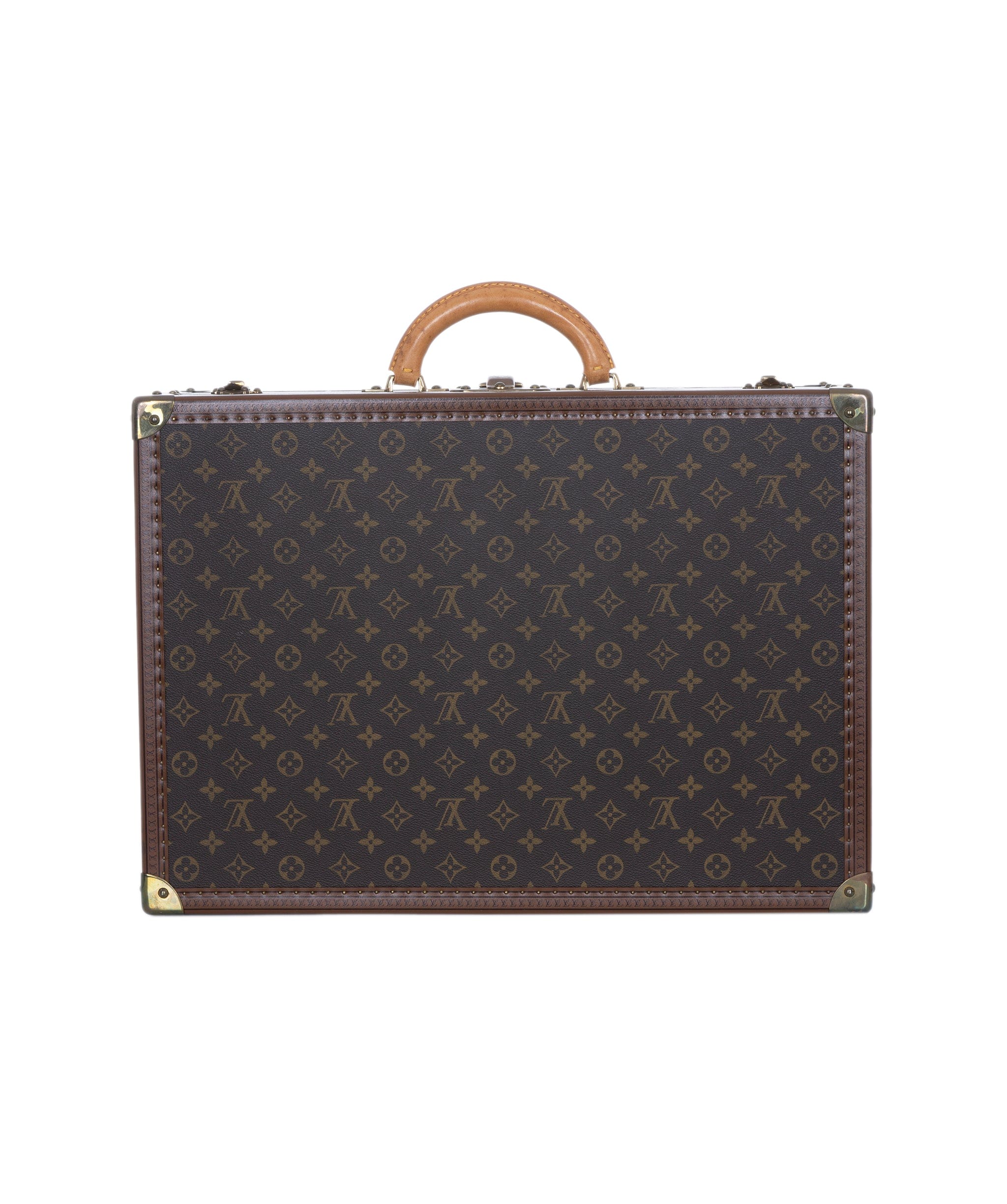 Louis Vuitton LV Monogram Bisten 60 Trunk Case Bag Brown M21327 90179554 ASL7058