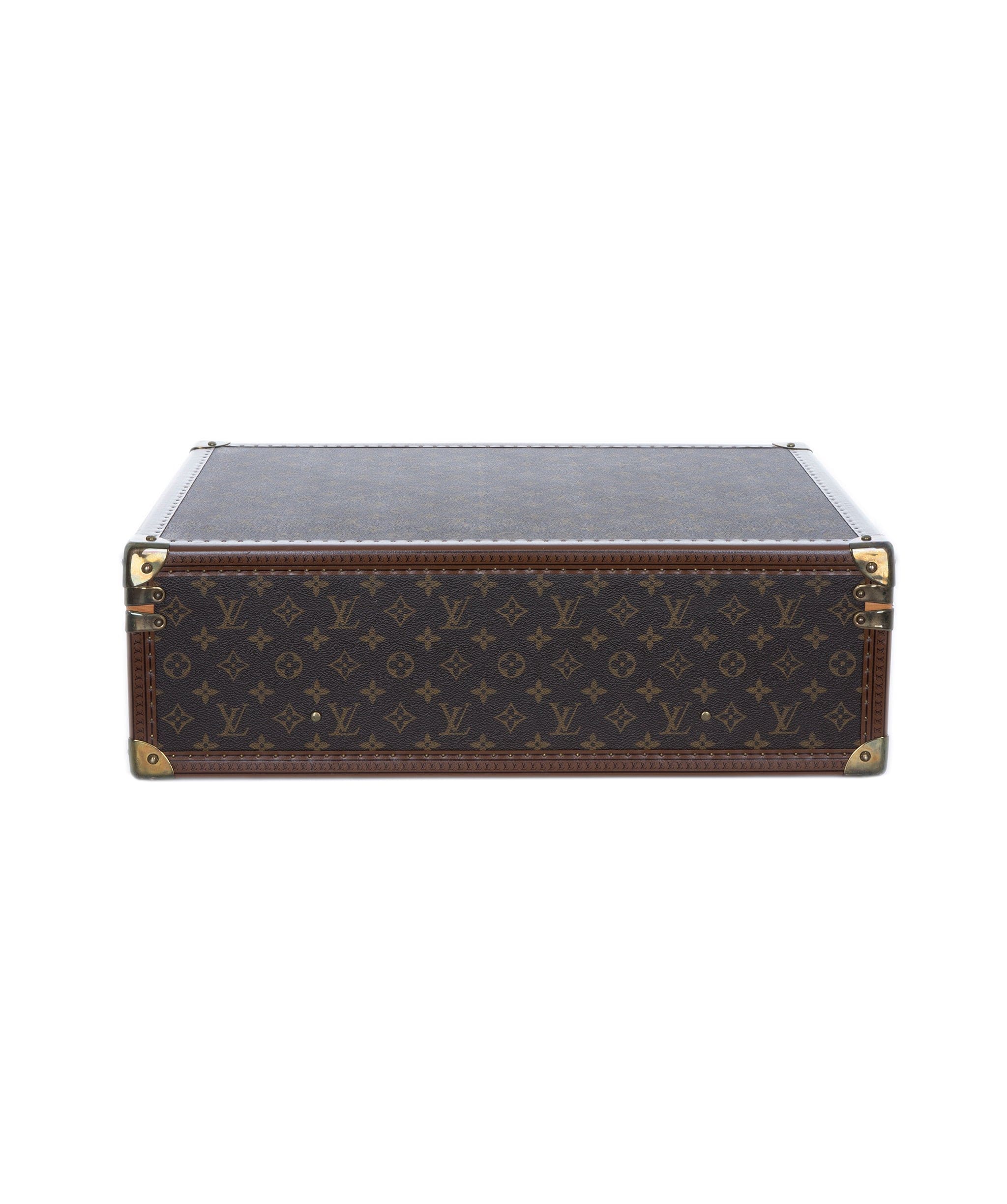 Louis Vuitton LV Monogram Bisten 60 Trunk Case Bag Brown M21327 90179554 ASL7058