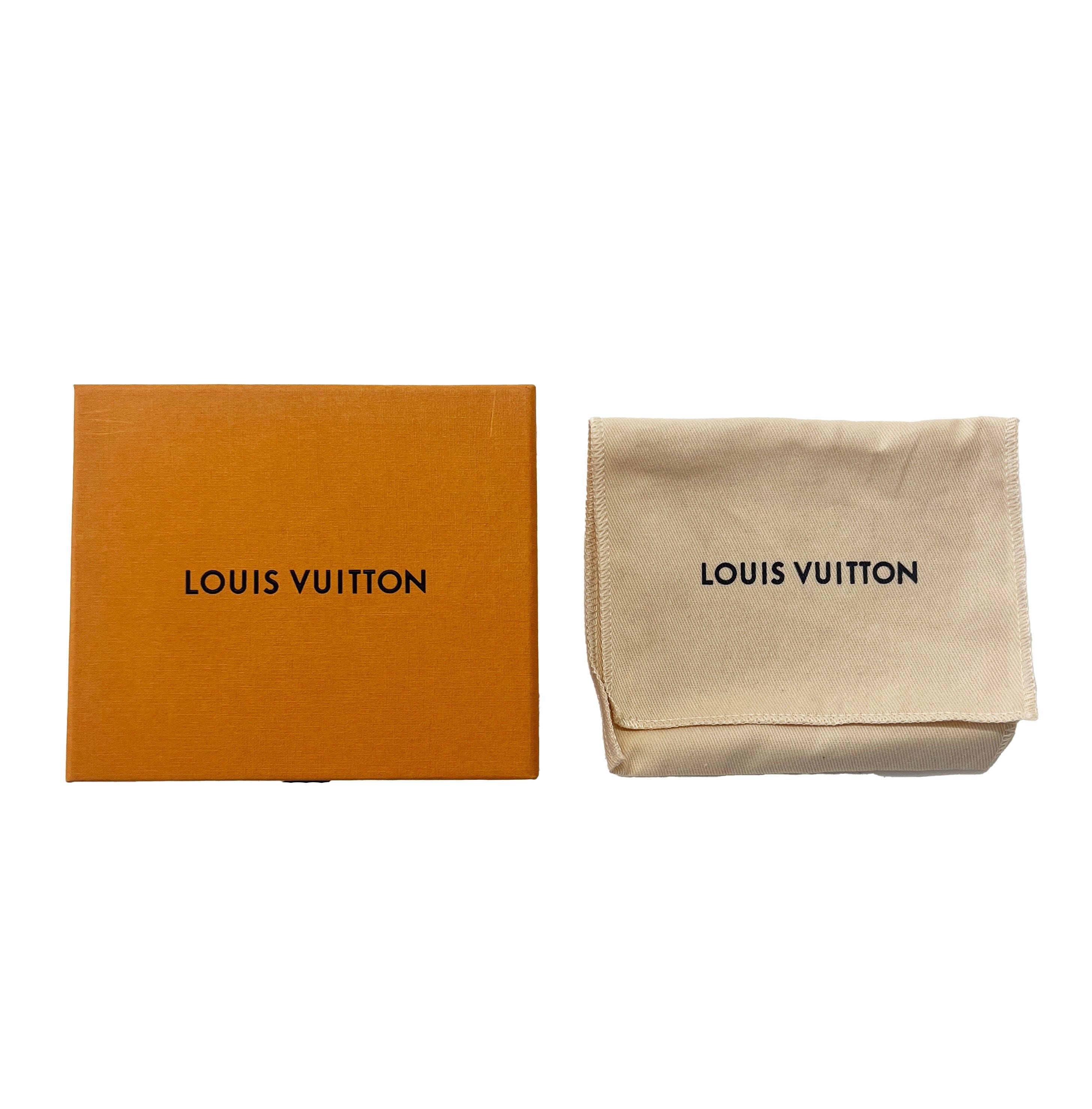 Louis Vuitton Logomania Bracelet Gold Tone & Coated Canvas