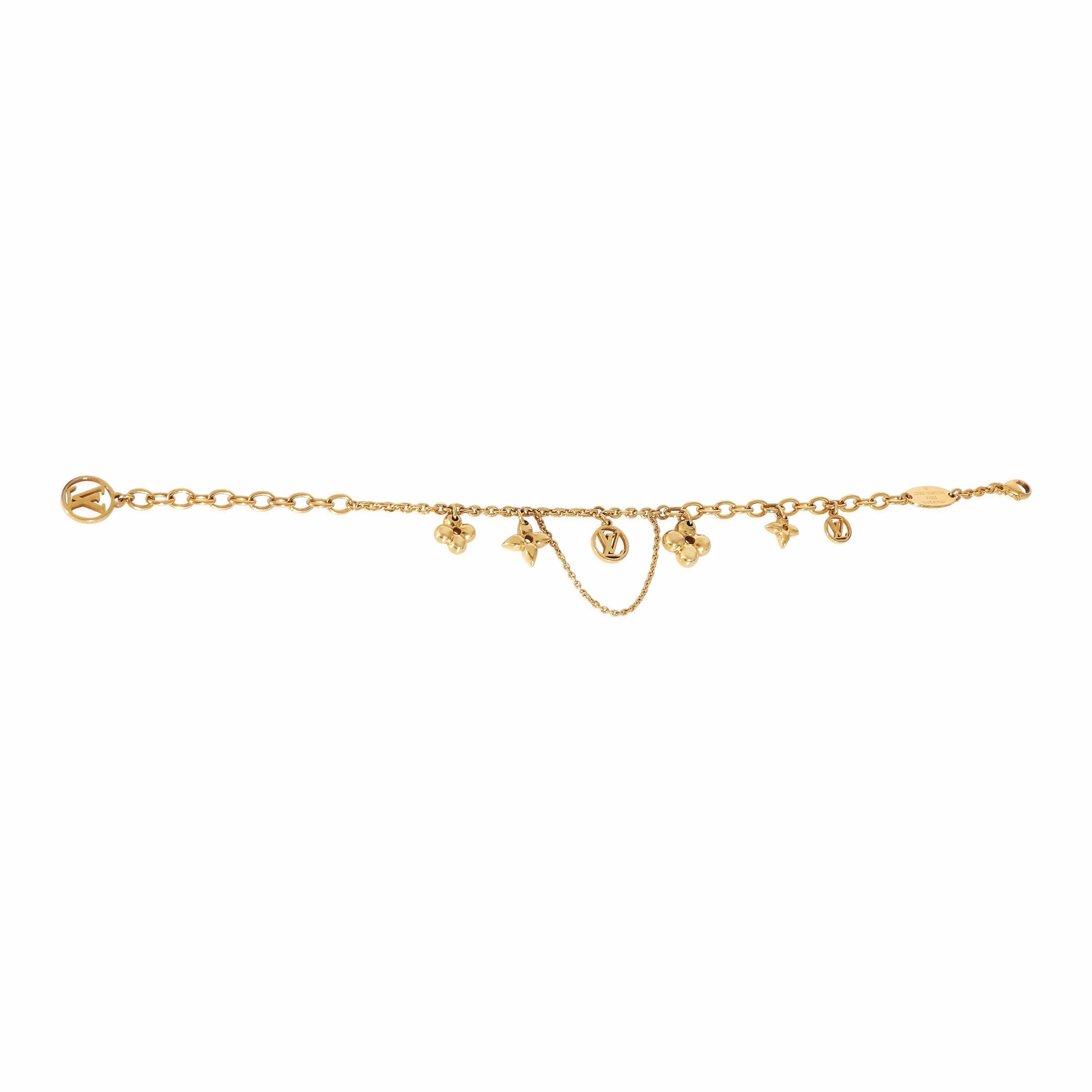 Louis Vuitton Louis Vuitton Blooming Supple Gold Plated Bracelet