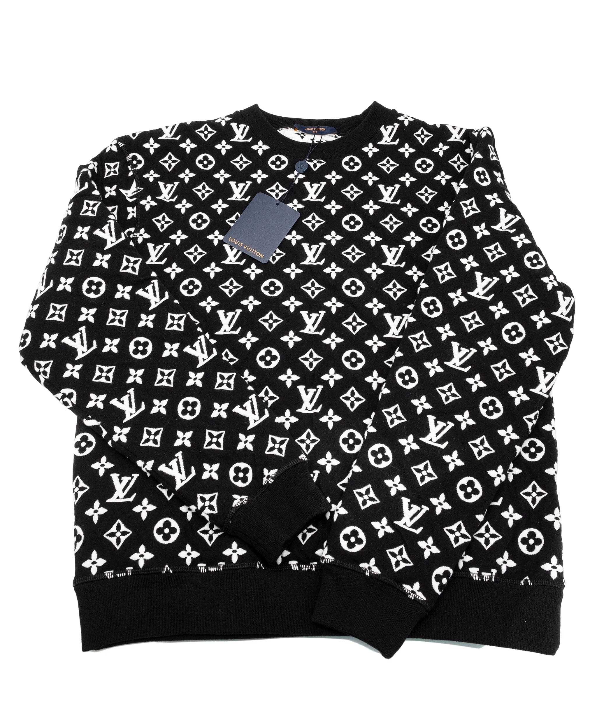 Louis Vuitton Louis Vuitton Jumper Black White RJC2375