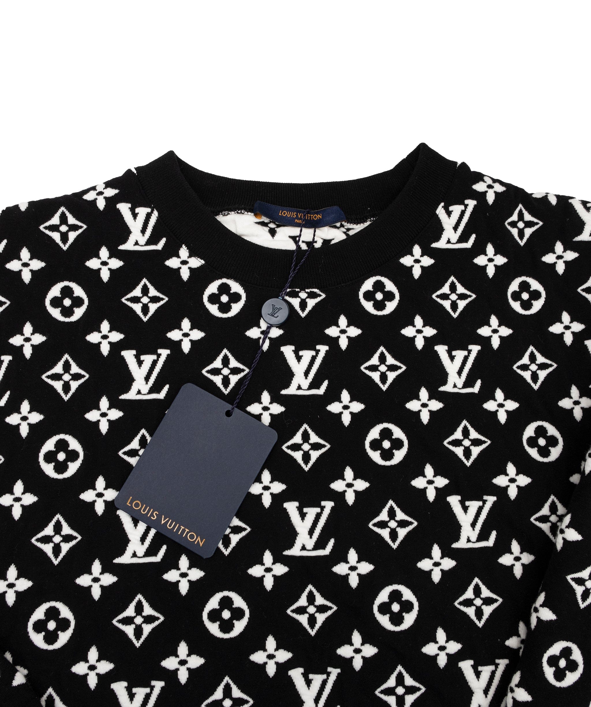 Louis Vuitton Louis Vuitton Jumper Black White RJC2375