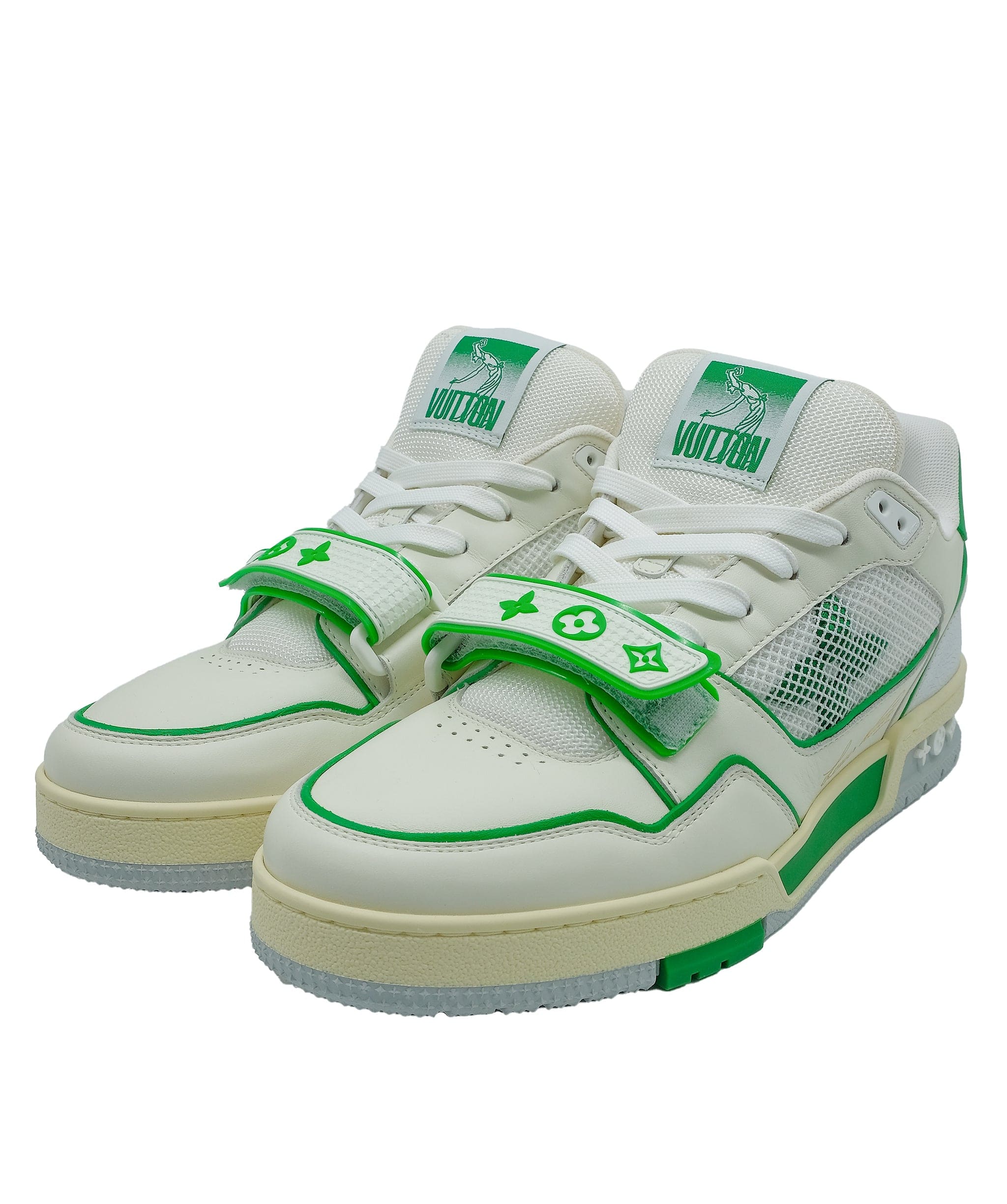 Louis Vuitton Louis vuitton trainers  Sneaker green and white RJC3163