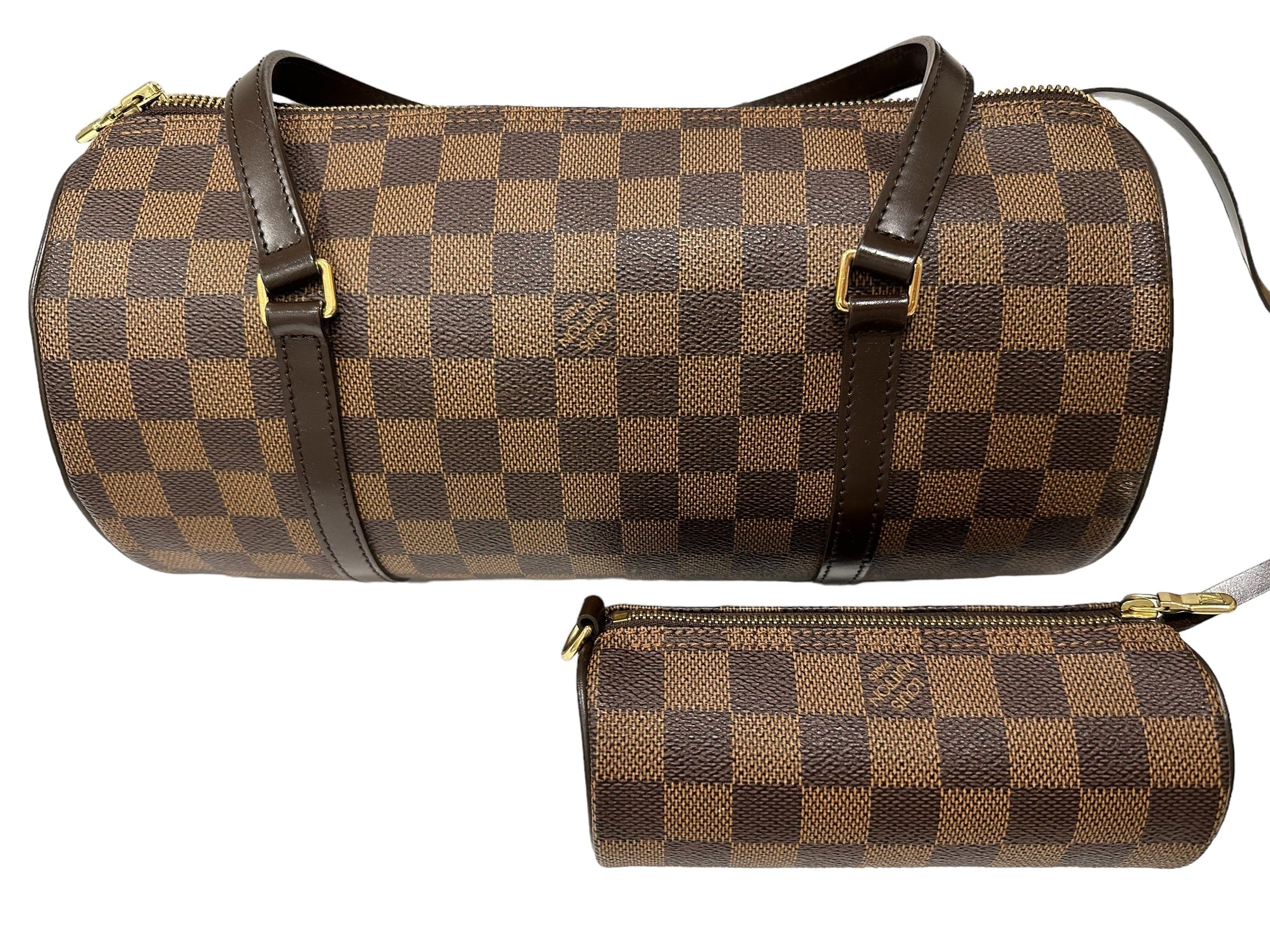 Louis Vuitton LV Papillon Double Bag Damier Ebene