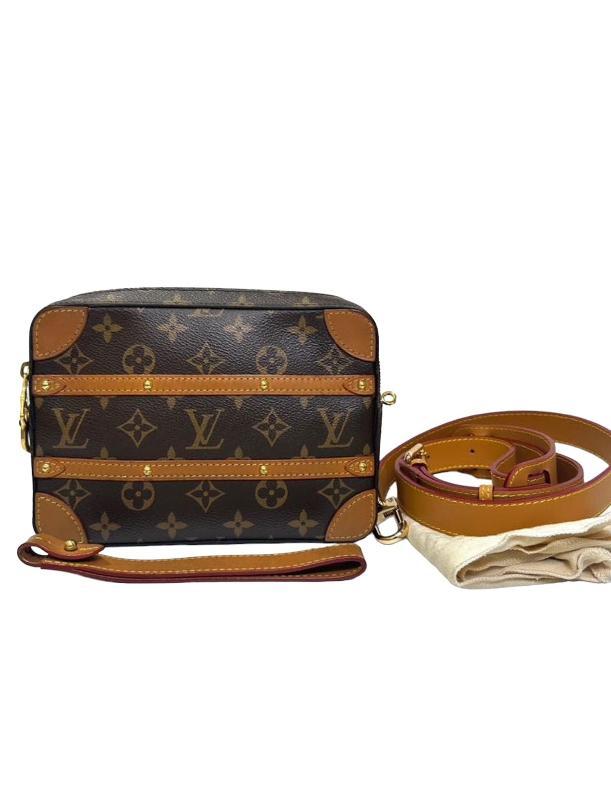 Louis Vuitton LV Soft Trunk Clutch Monogram Bag