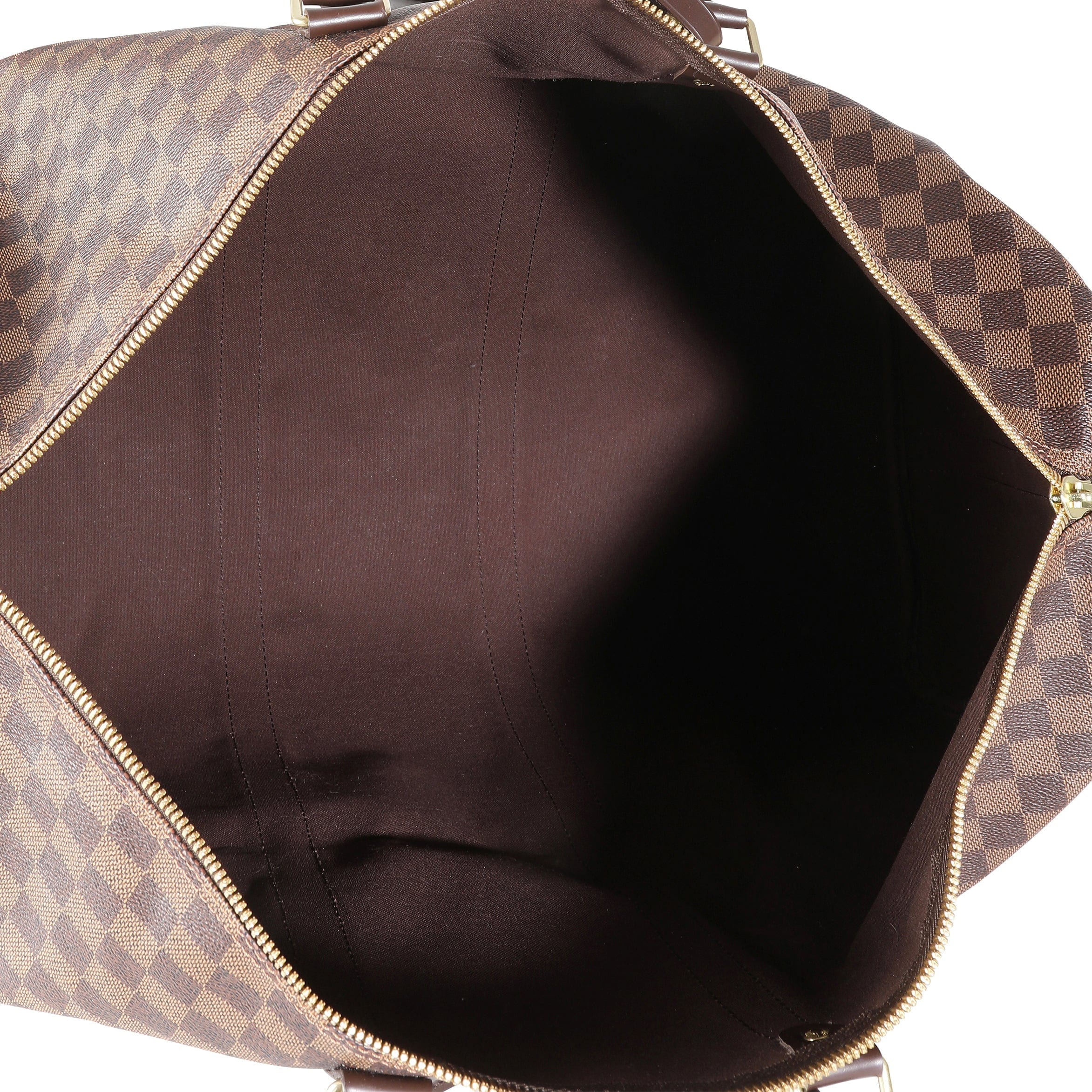 Louis Vuitton Damier Ebene Canvas Keepall Bandouliere 55