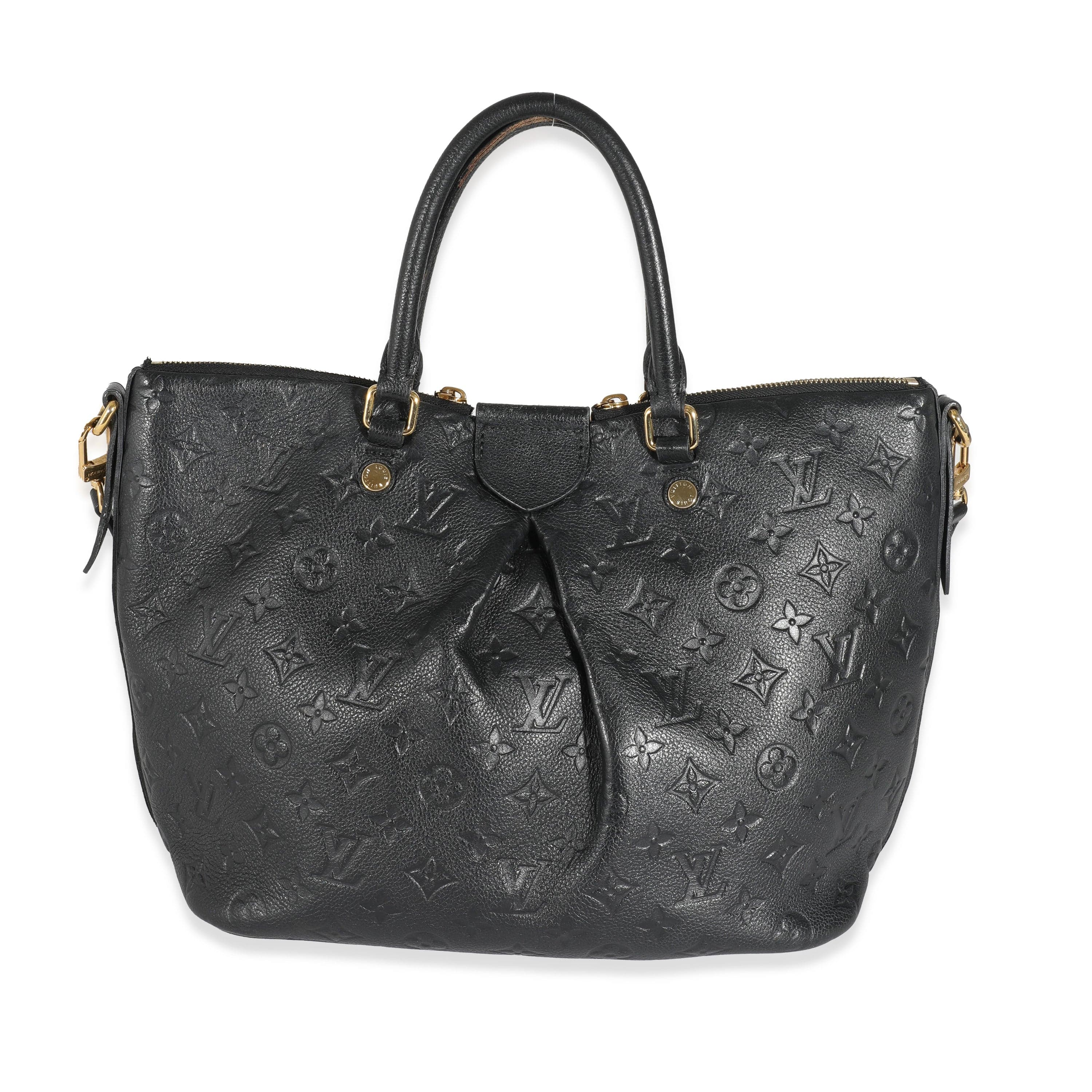 Louis Vuitton Louis Vuitton Black Empreinte Mazarine MM