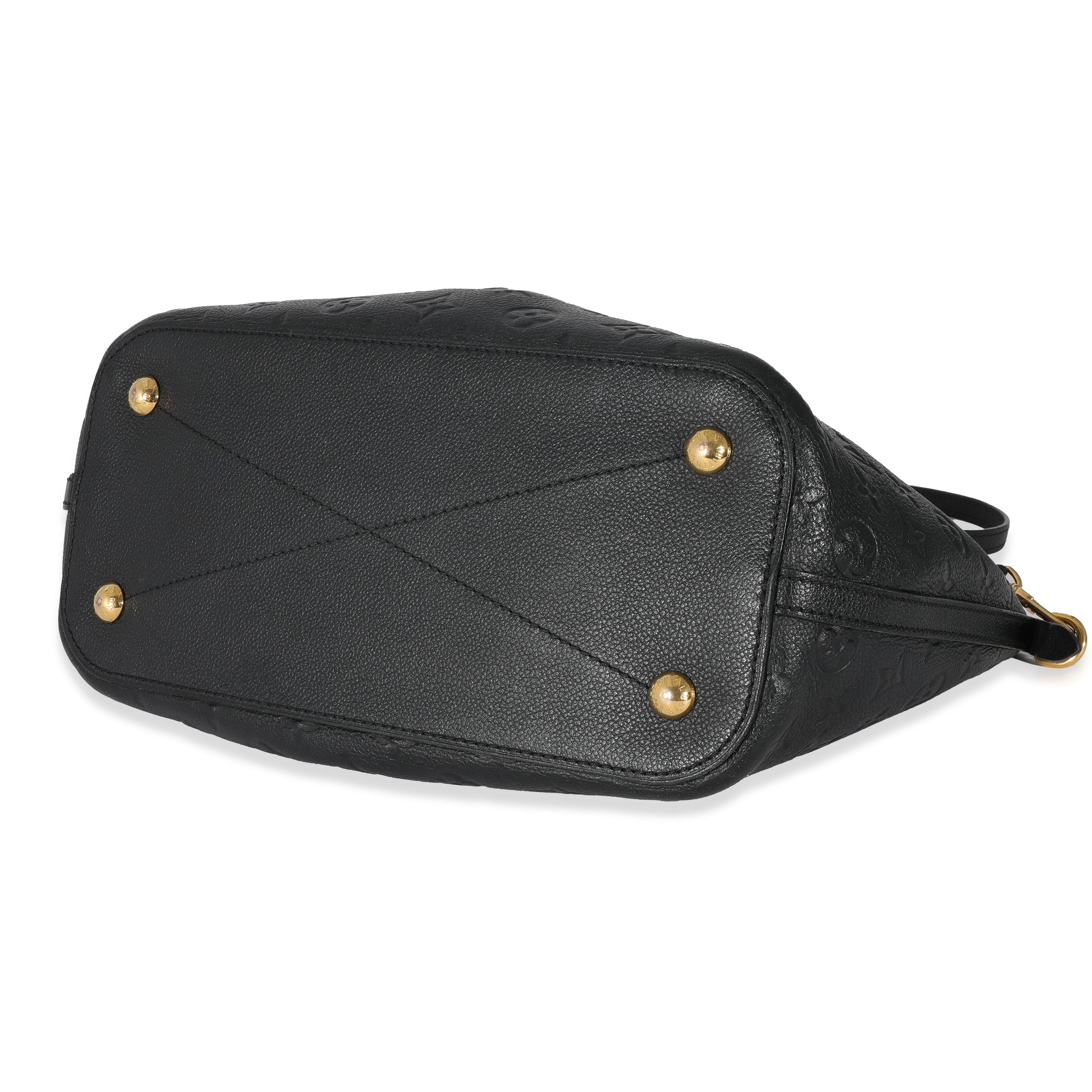 Louis Vuitton Louis Vuitton Black Empreinte Mazarine MM