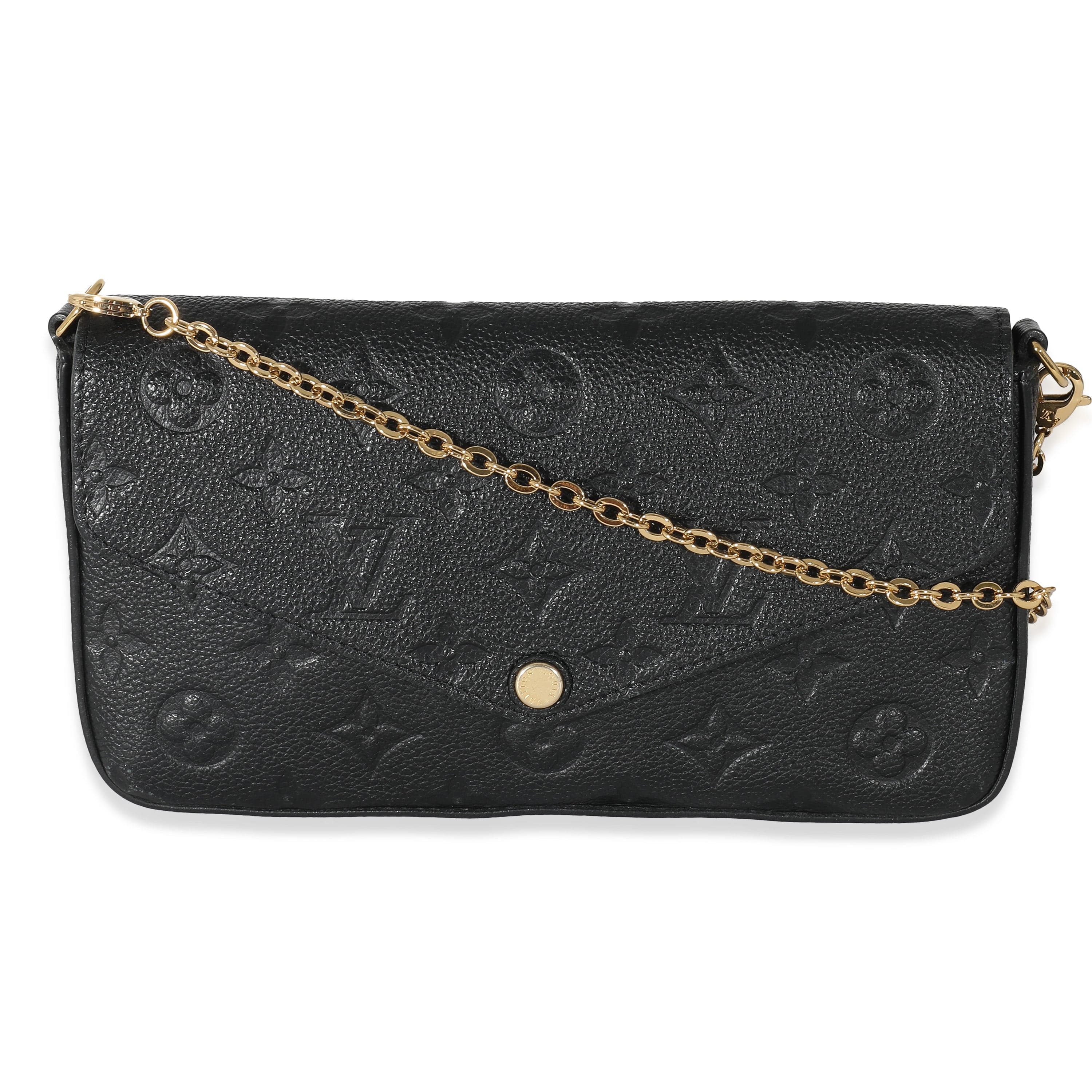 Louis Vuitton Louis Vuitton Black Monogram Empreinte Felicie Pochette