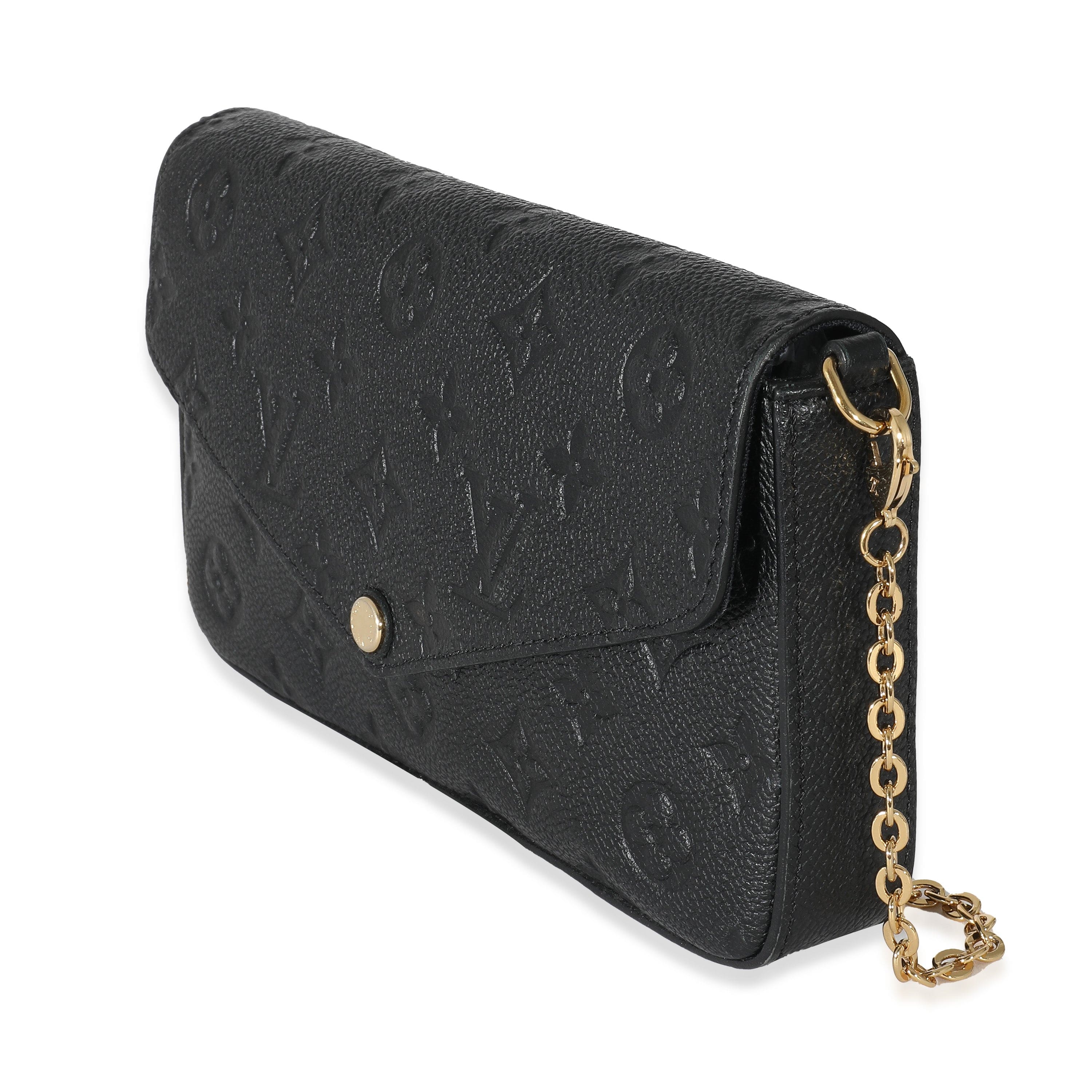 Louis Vuitton Louis Vuitton Black Monogram Empreinte Felicie Pochette