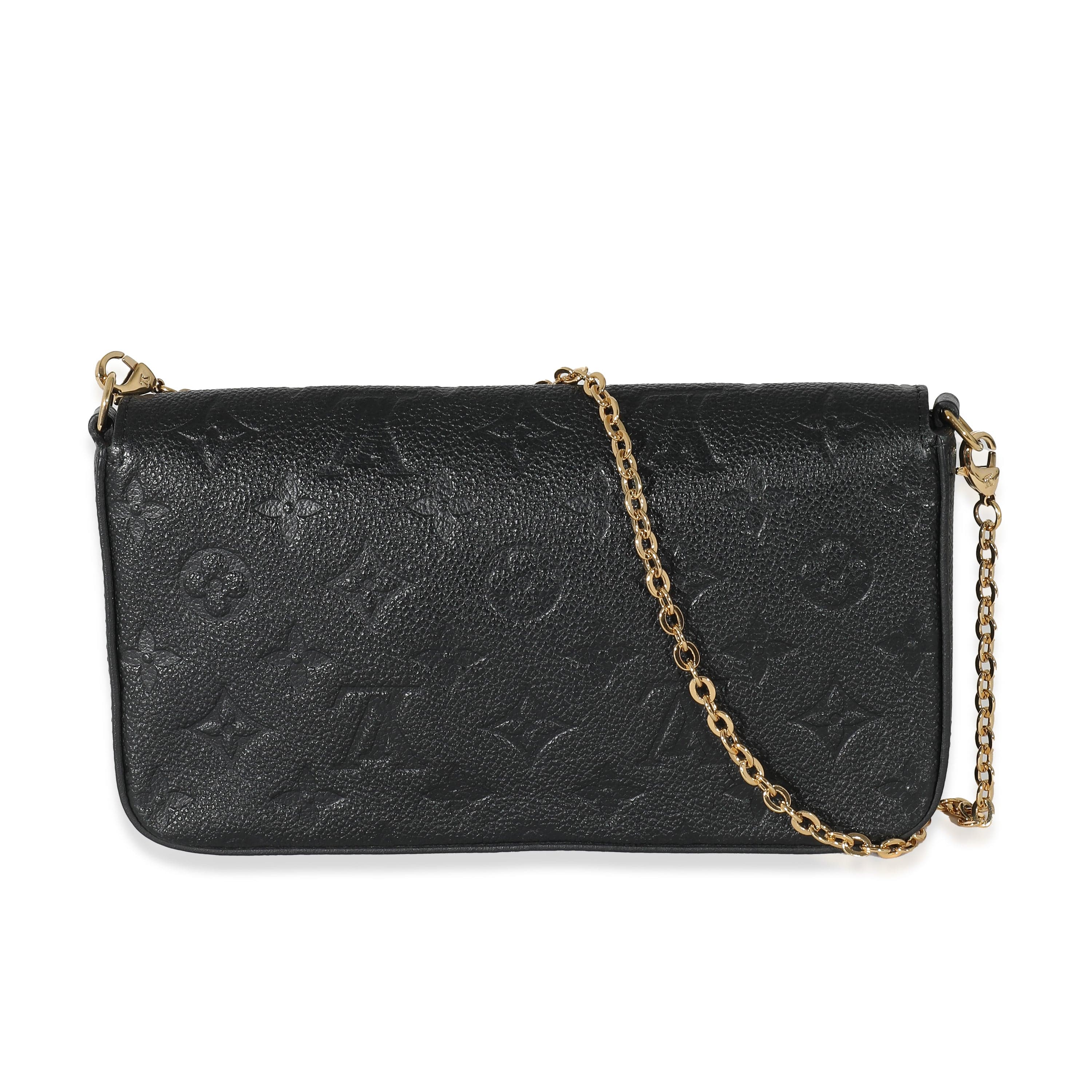 Louis Vuitton Louis Vuitton Black Monogram Empreinte Felicie Pochette