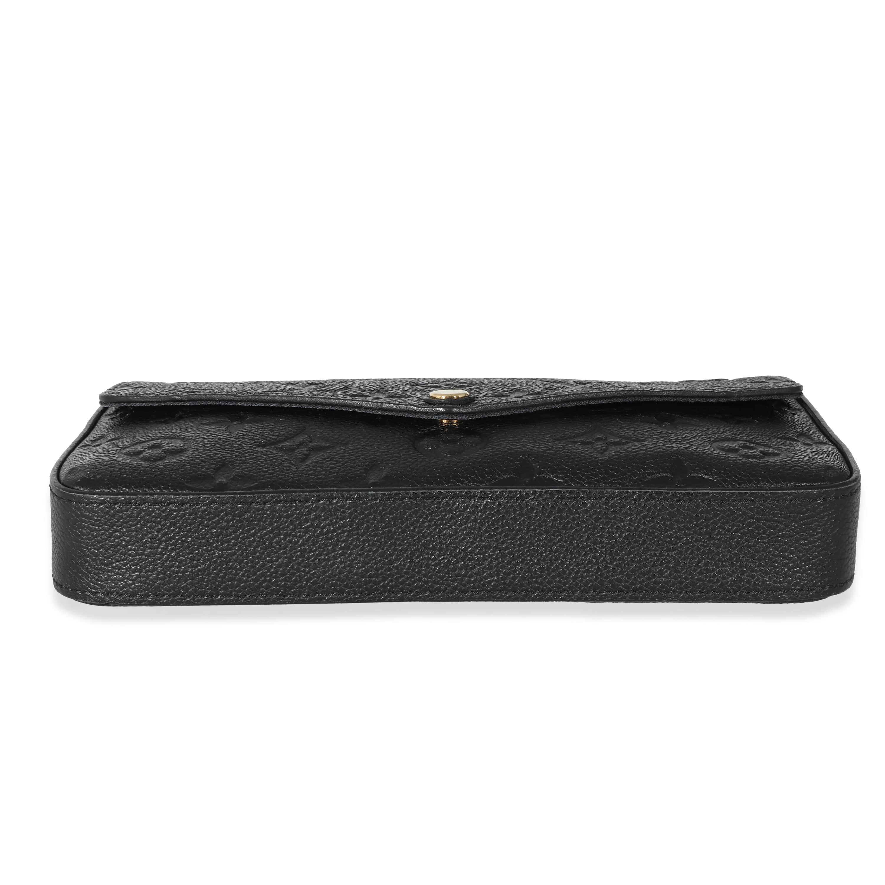 Louis Vuitton Louis Vuitton Black Monogram Empreinte Felicie Pochette