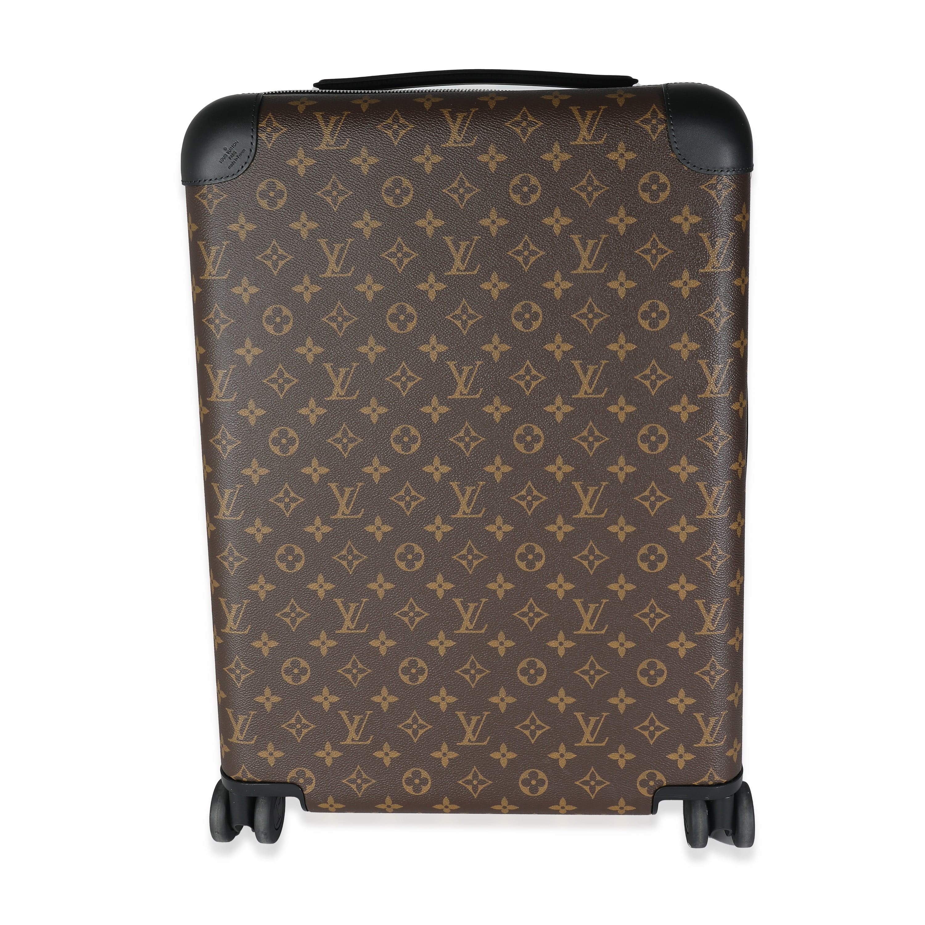 Louis Vuitton Louis Vuitton Black Monogram Macassar Canvas Horizon 55