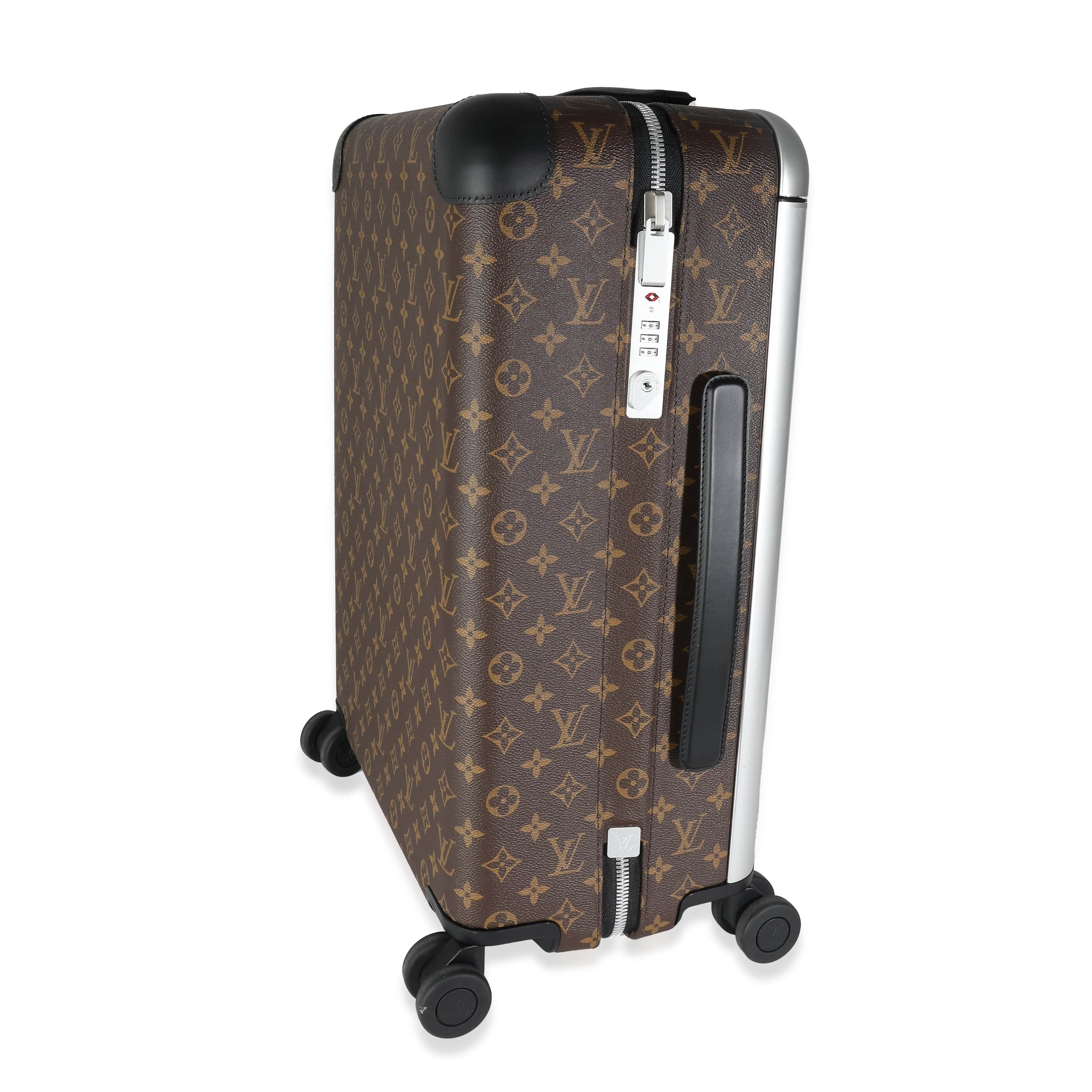 Louis Vuitton Louis Vuitton Black Monogram Macassar Canvas Horizon 55