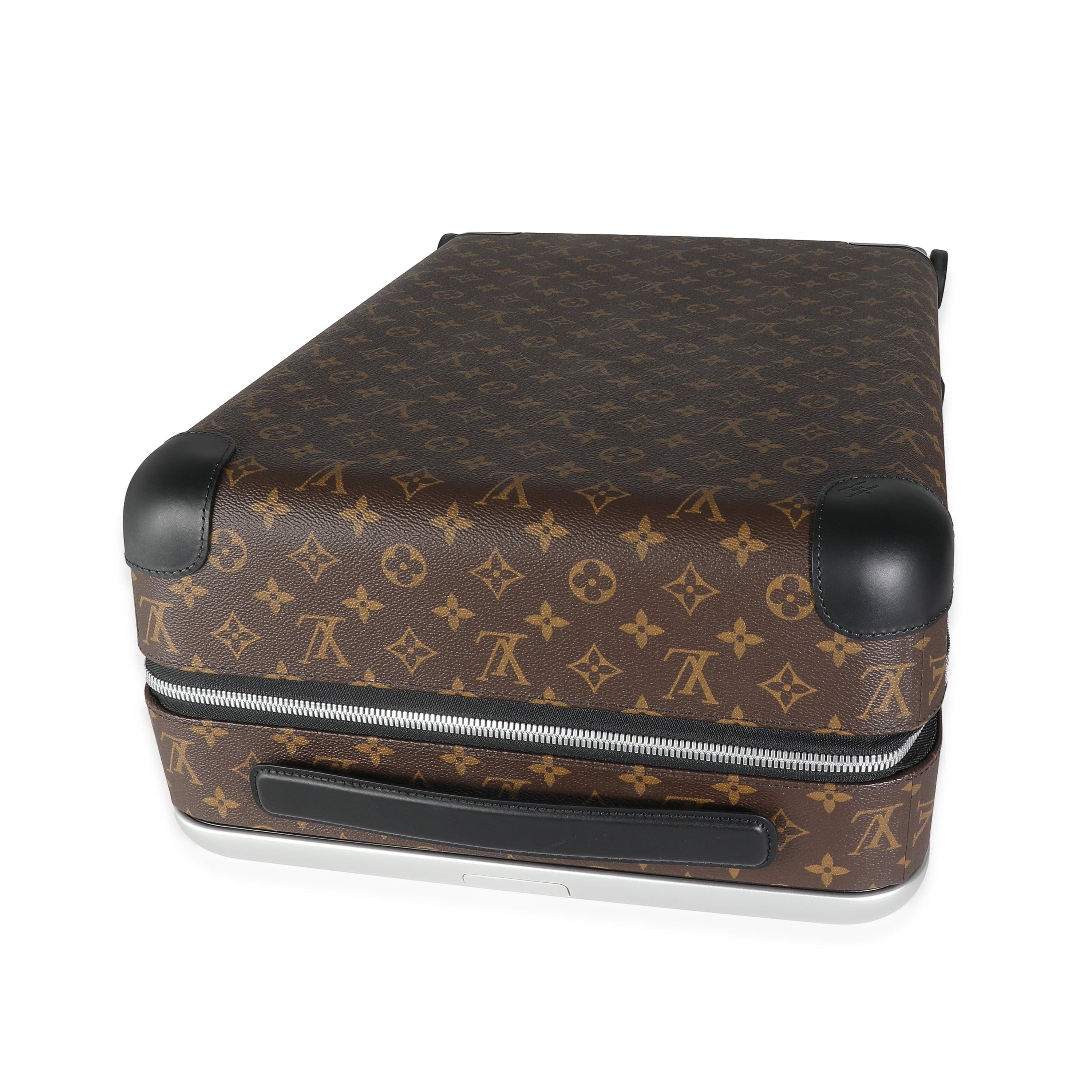 Louis Vuitton Louis Vuitton Black Monogram Macassar Canvas Horizon 55