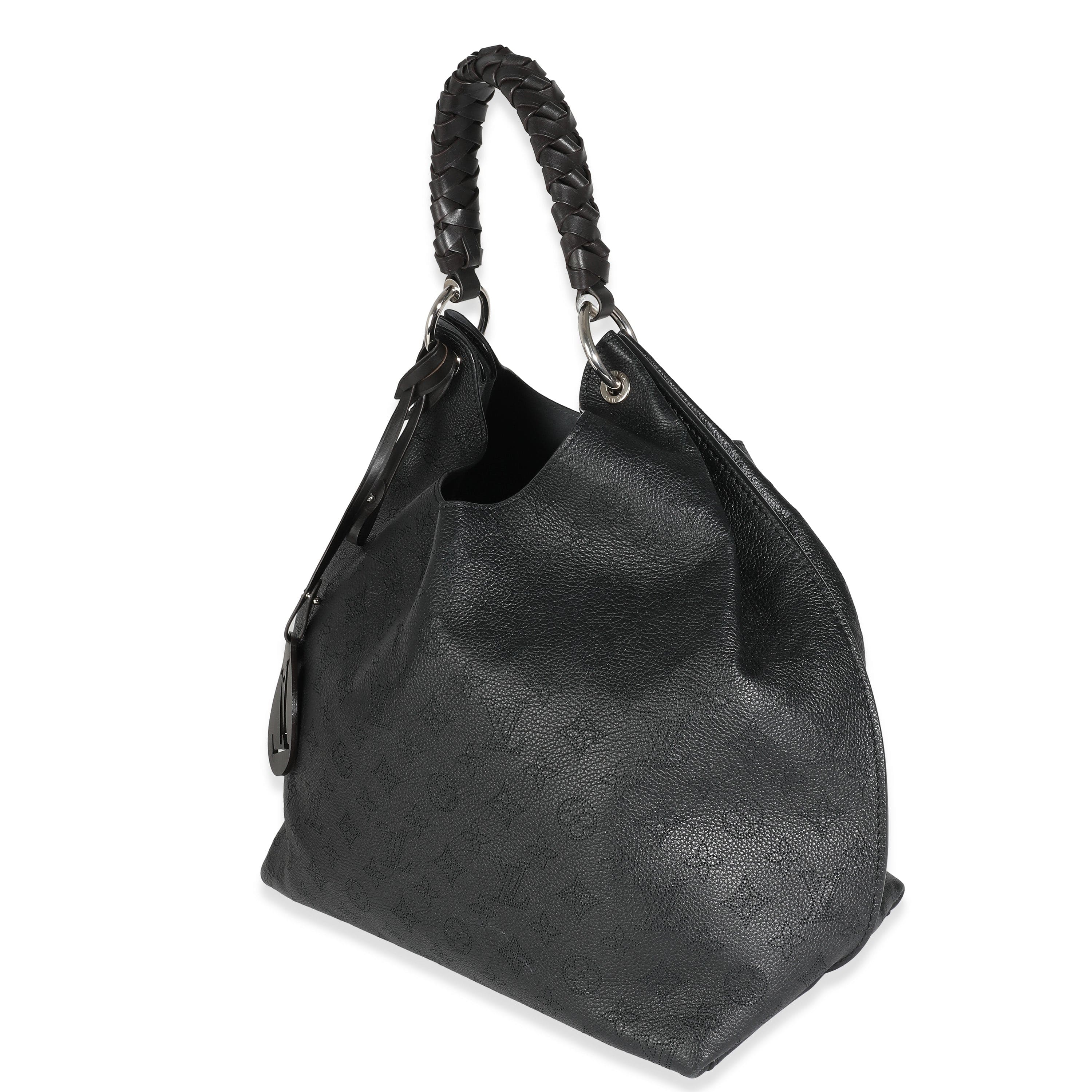 Louis Vuitton Louis Vuitton Black Monogram Mahina Carmel Hobo