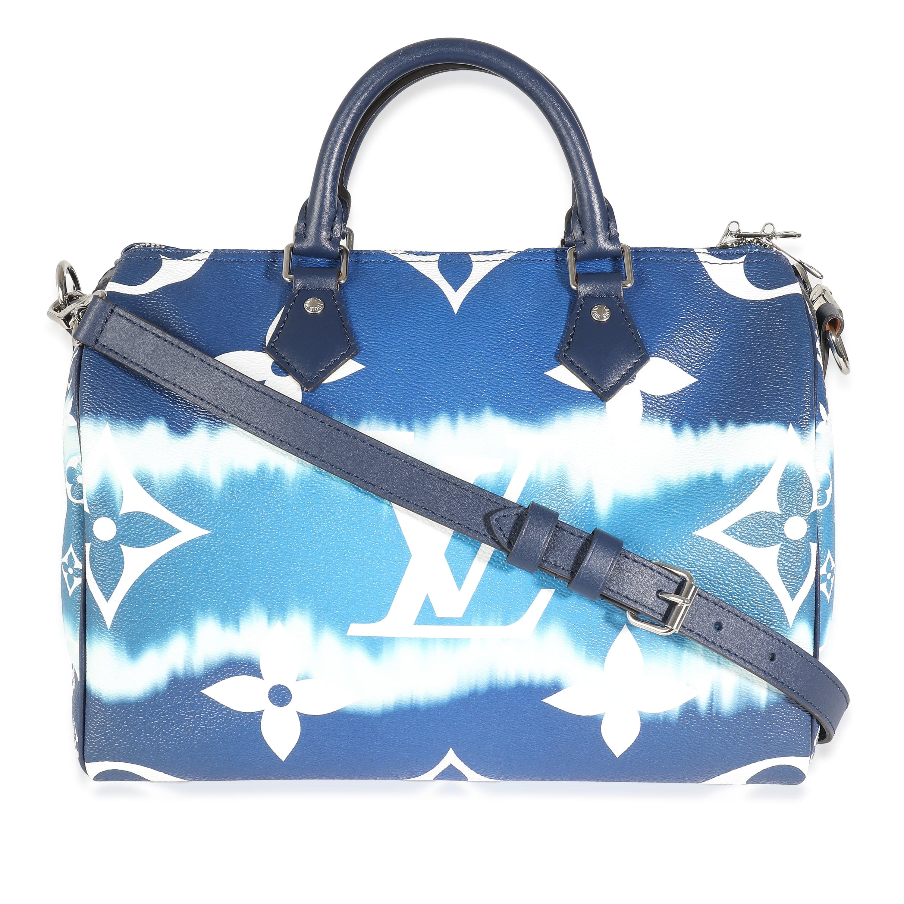 Louis Vuitton Louis Vuitton Blue Monogram Escale Canvas Speedy Bandouliere 30