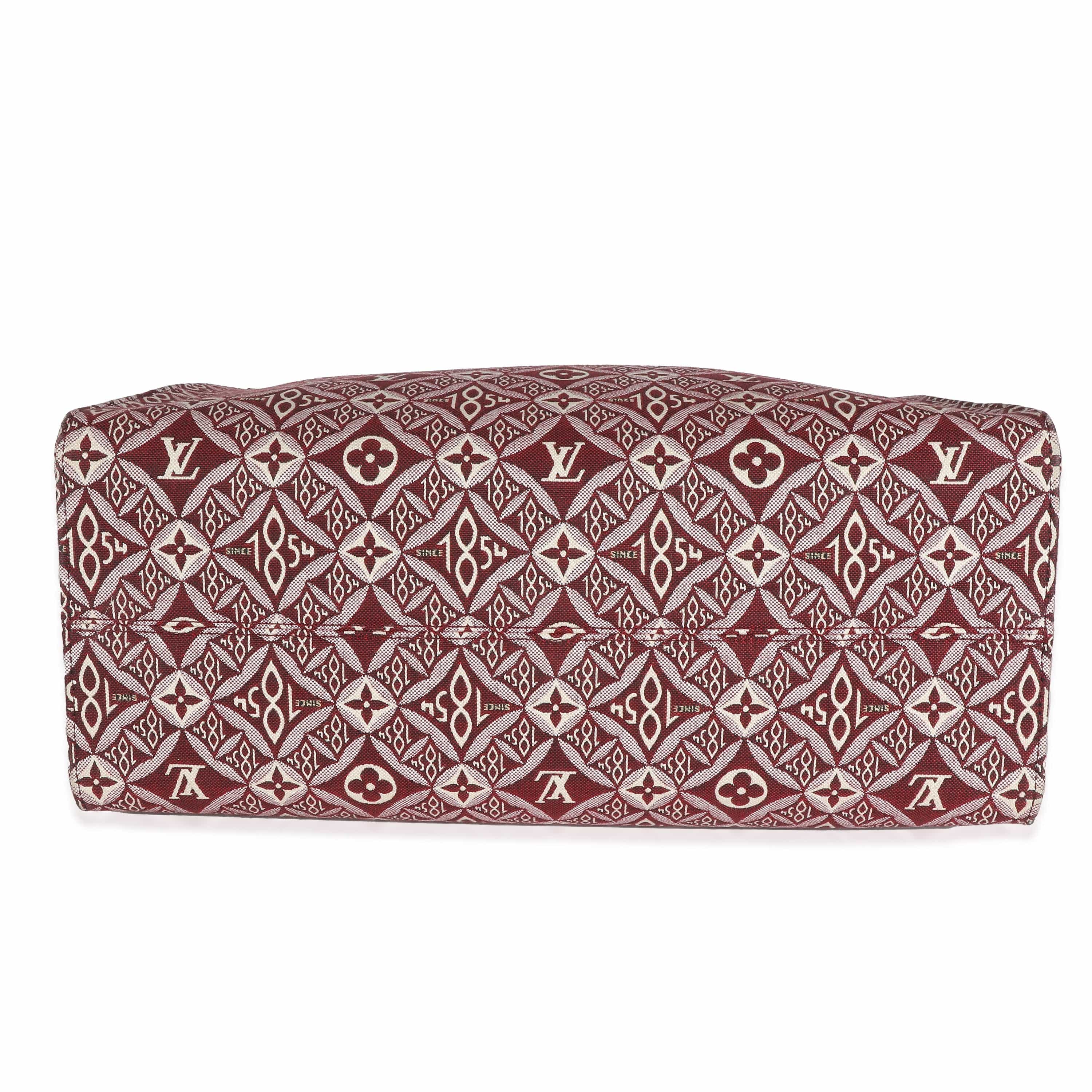 Louis Vuitton Louis Vuitton Bordeaux Jacquard Since 1854 Onthego GM