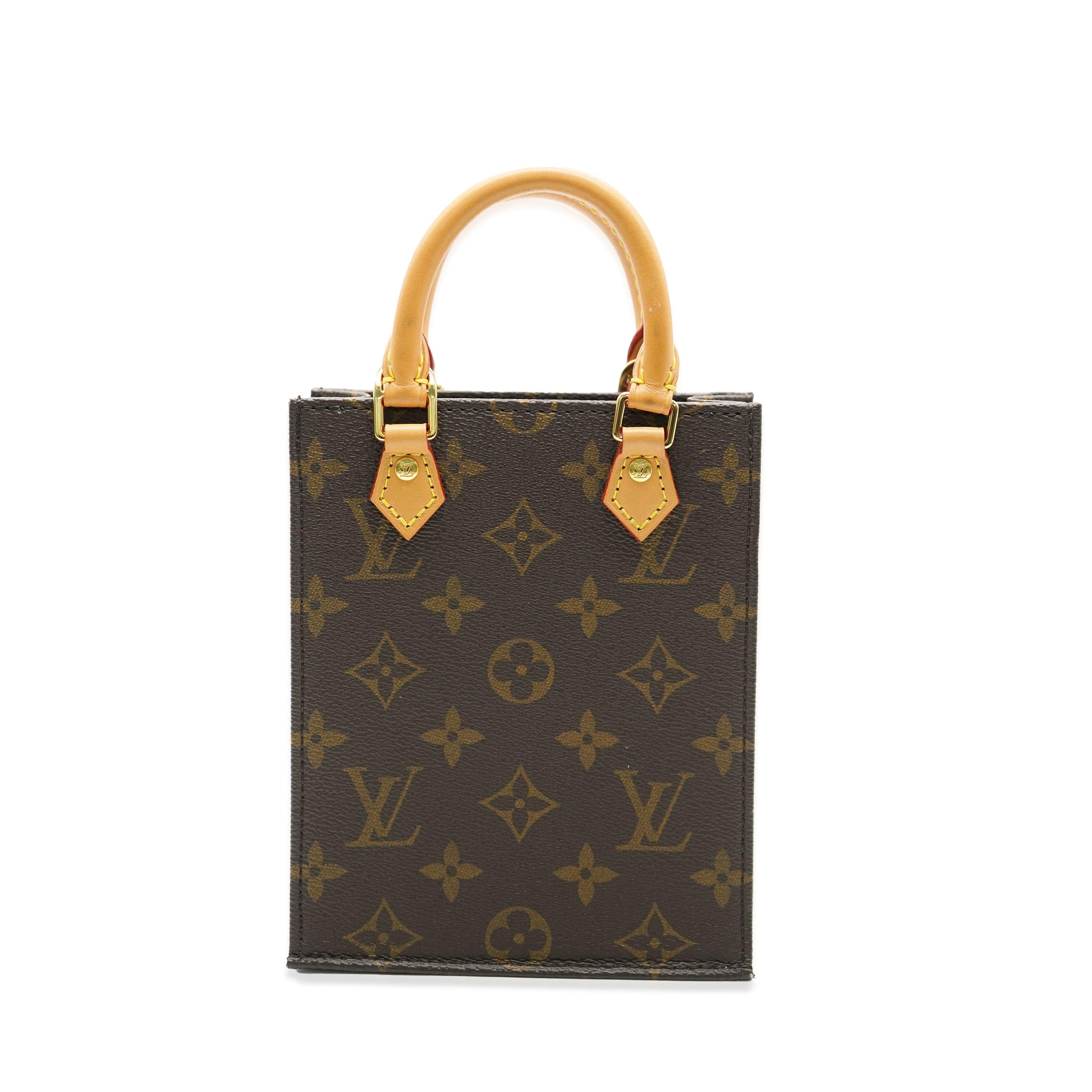 Louis Vuitton Louis Vuitton Brown Monogram Canvas Petit Sac Plat