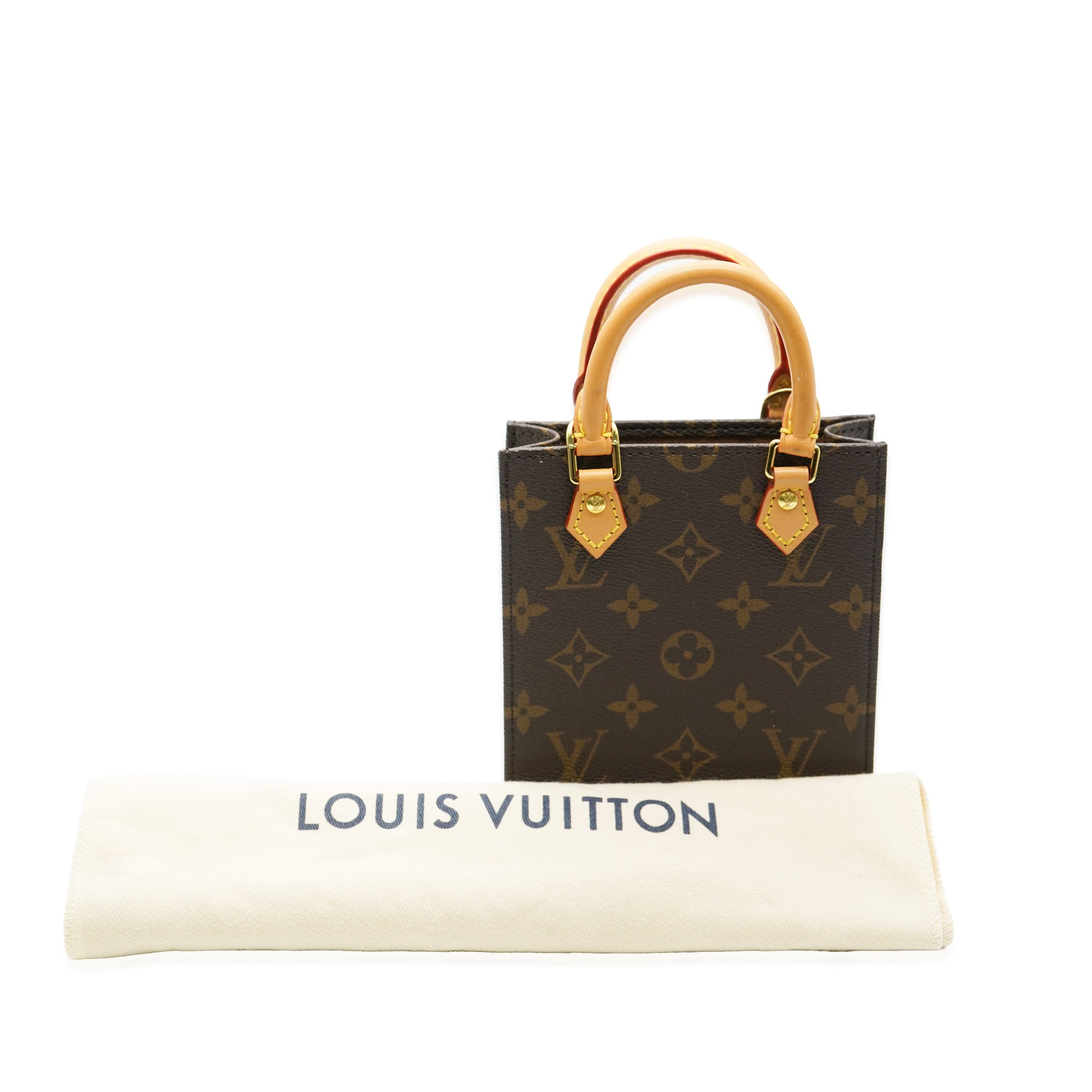 Louis Vuitton Louis Vuitton Brown Monogram Canvas Petit Sac Plat