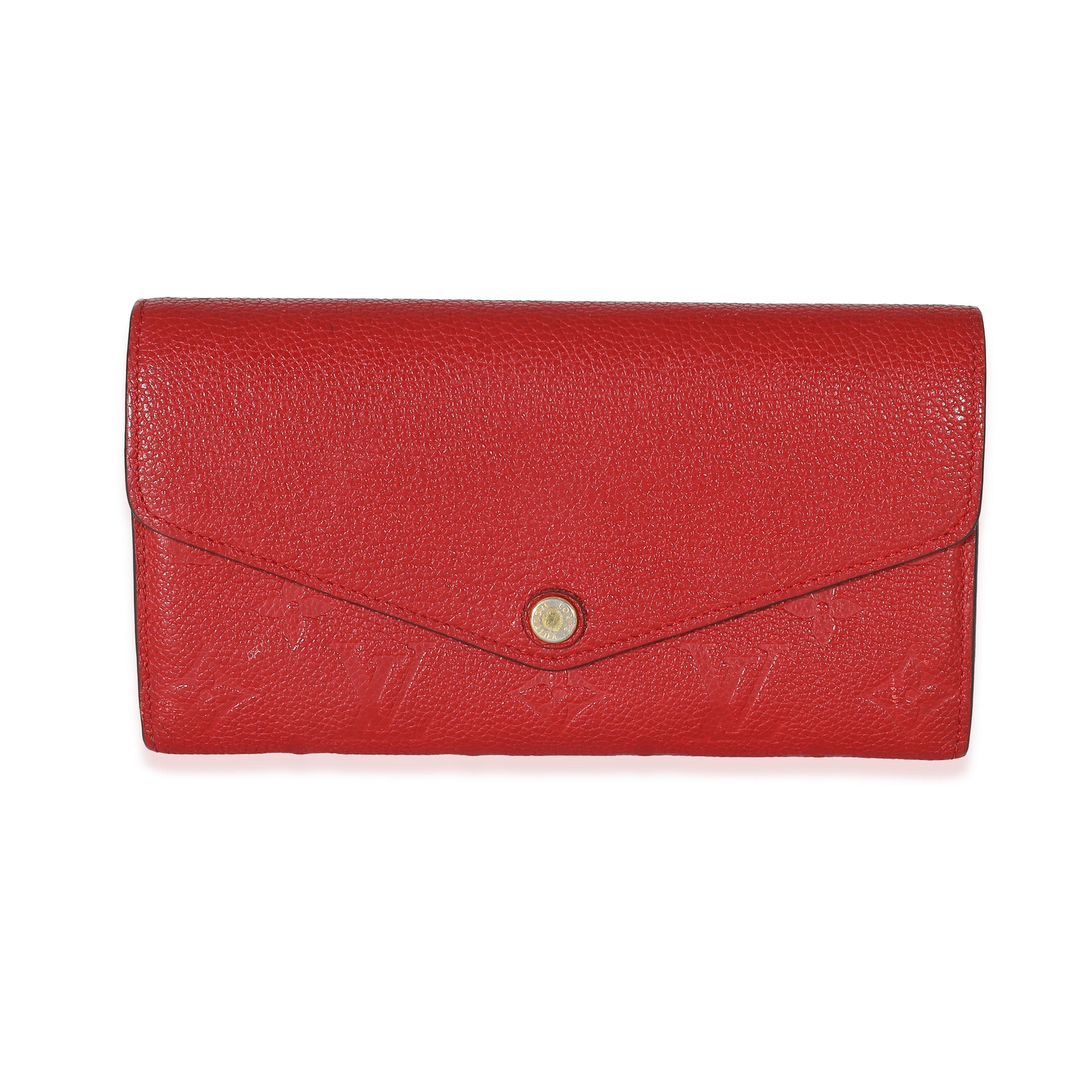 Louis Vuitton Louis Vuitton Cerise Monogram Empreinte Sarah Wallet