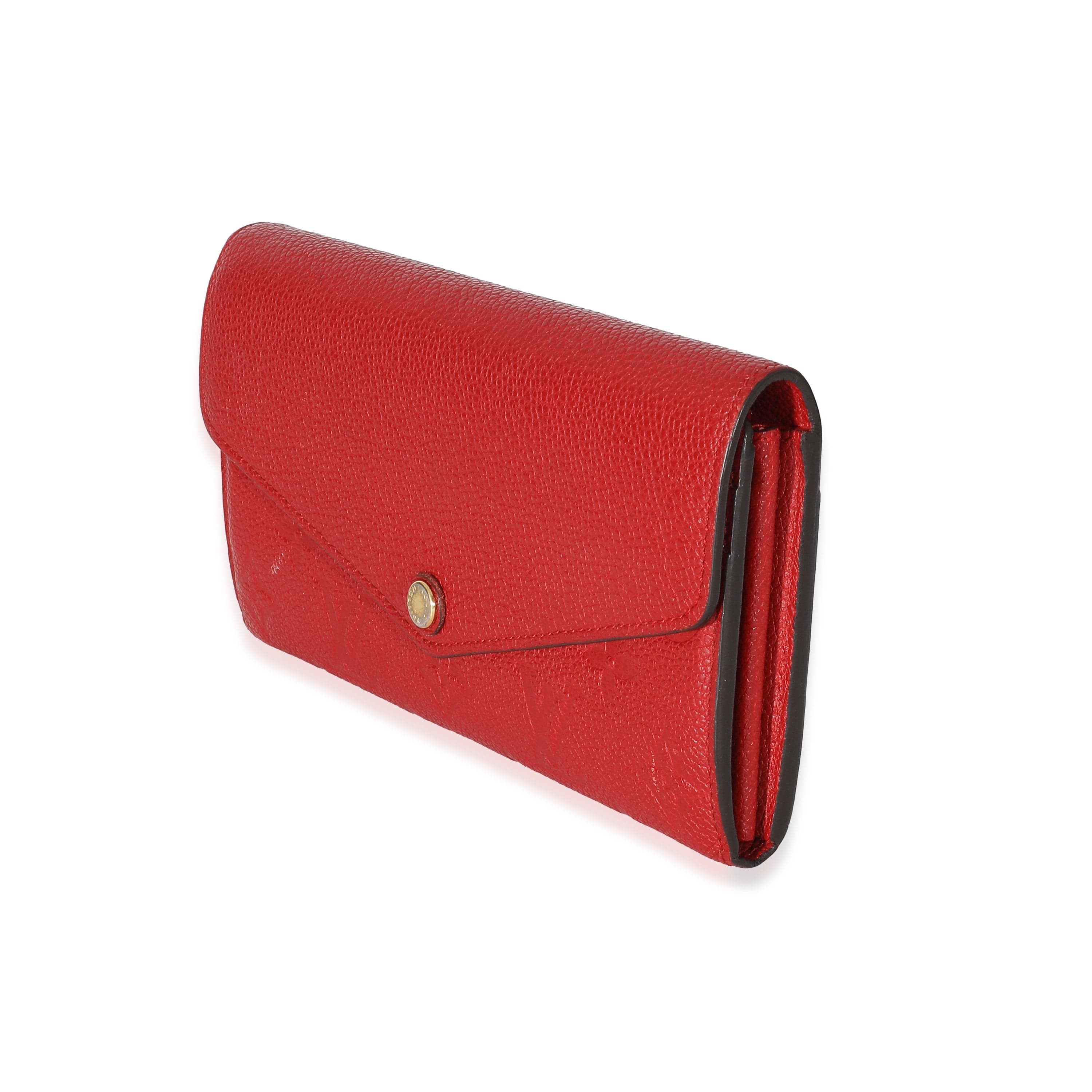 Louis Vuitton Louis Vuitton Cerise Monogram Empreinte Sarah Wallet