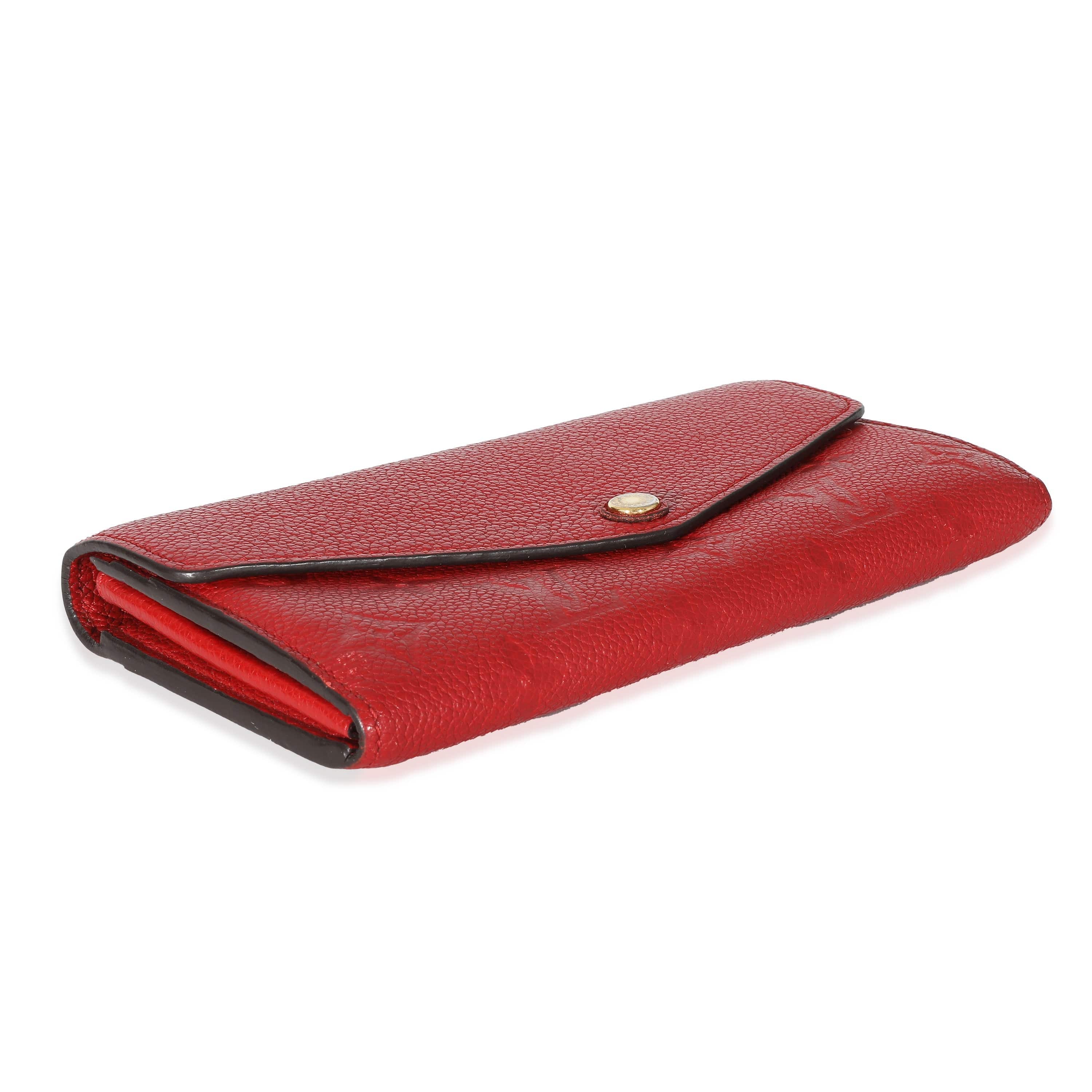 Louis Vuitton Louis Vuitton Cerise Monogram Empreinte Sarah Wallet