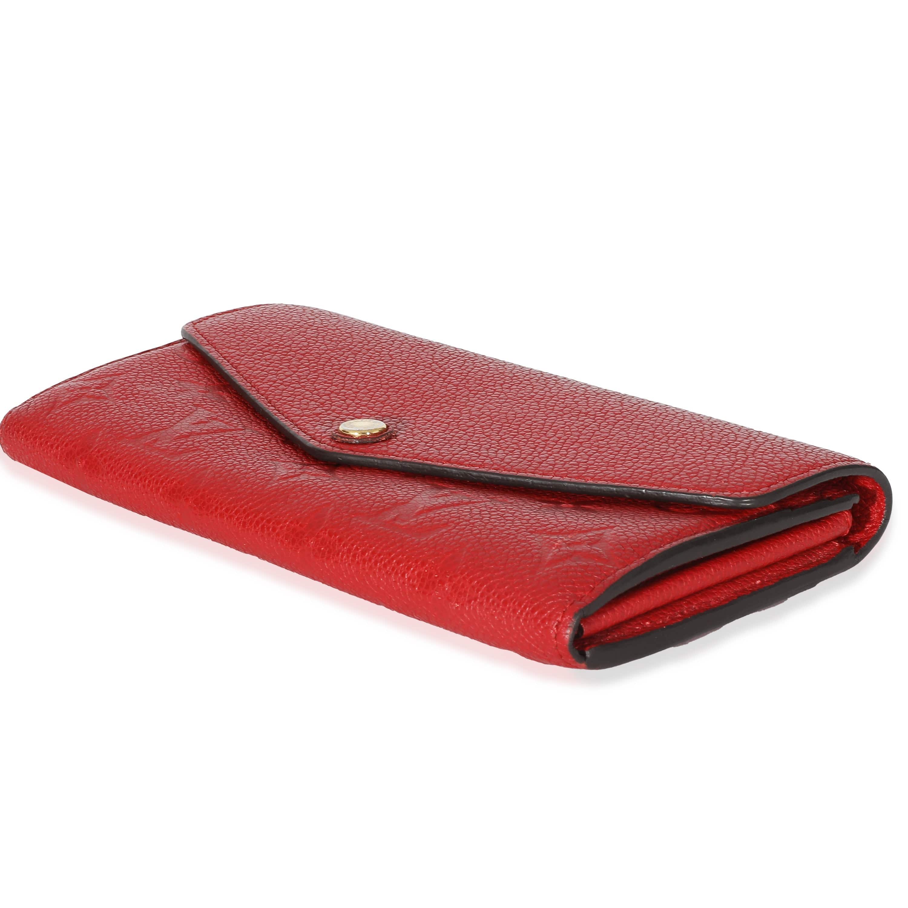 Louis Vuitton Louis Vuitton Cerise Monogram Empreinte Sarah Wallet