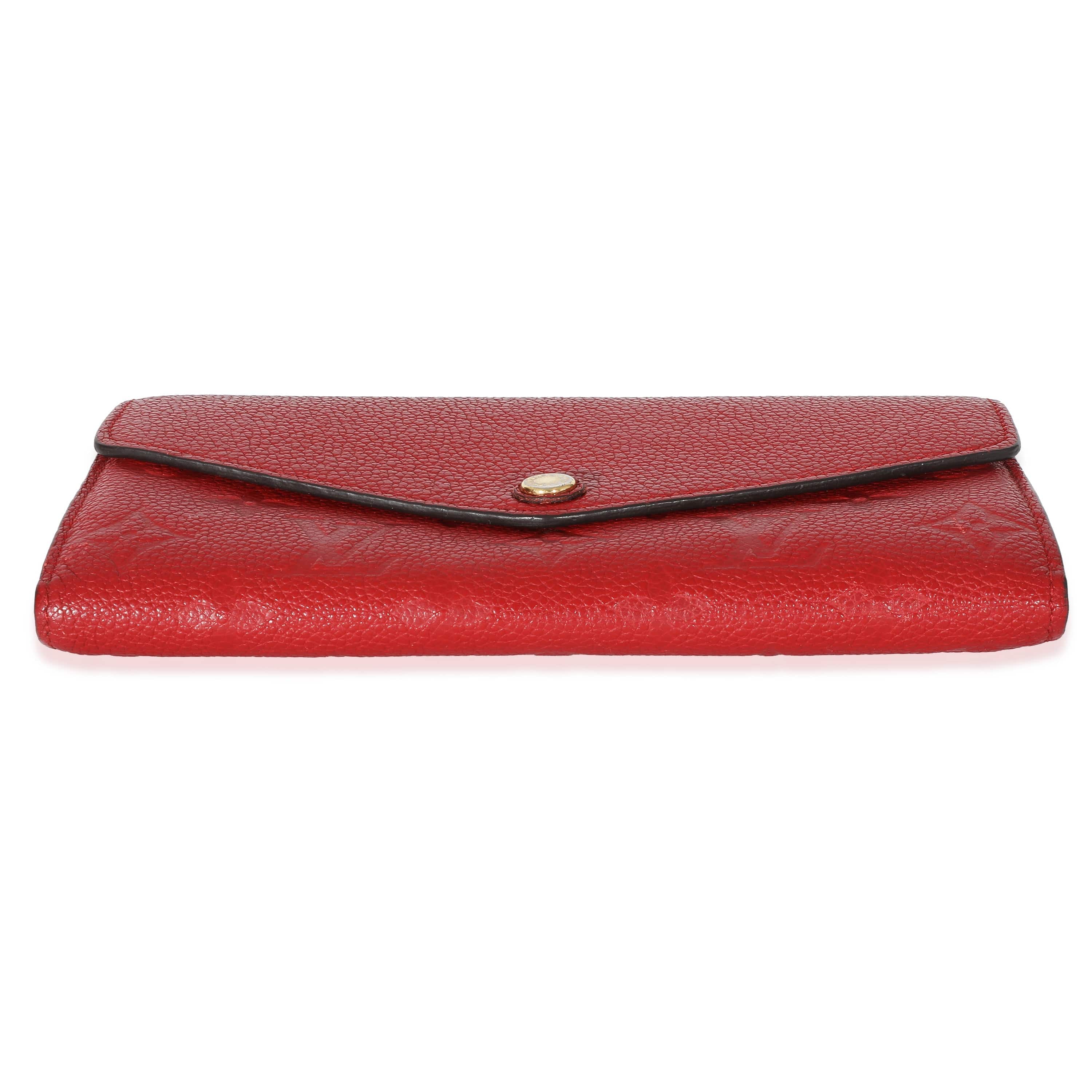 Louis Vuitton Louis Vuitton Cerise Monogram Empreinte Sarah Wallet