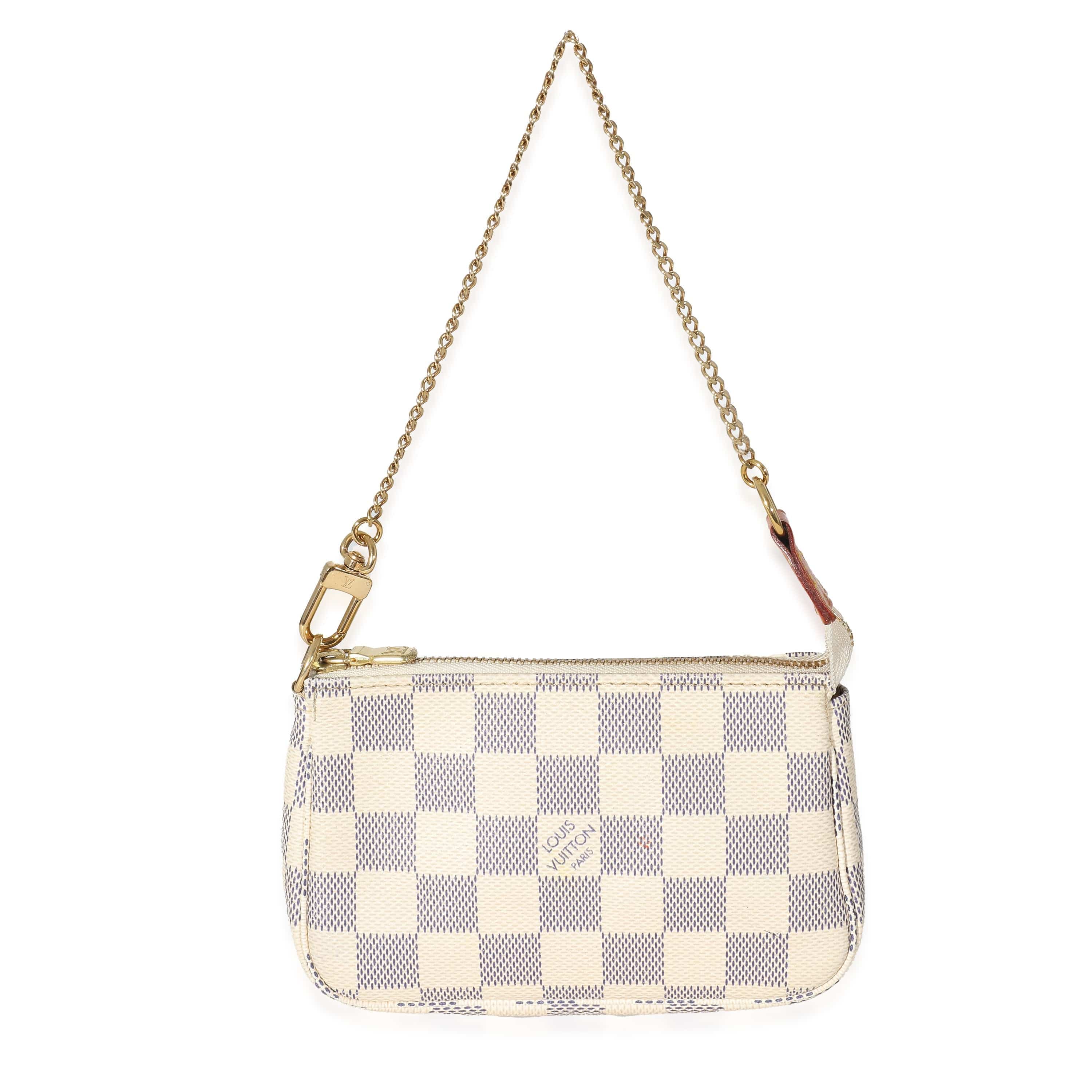 Louis Vuitton Louis Vuitton Damier Azur Canvas Mini Pochette Accessoires