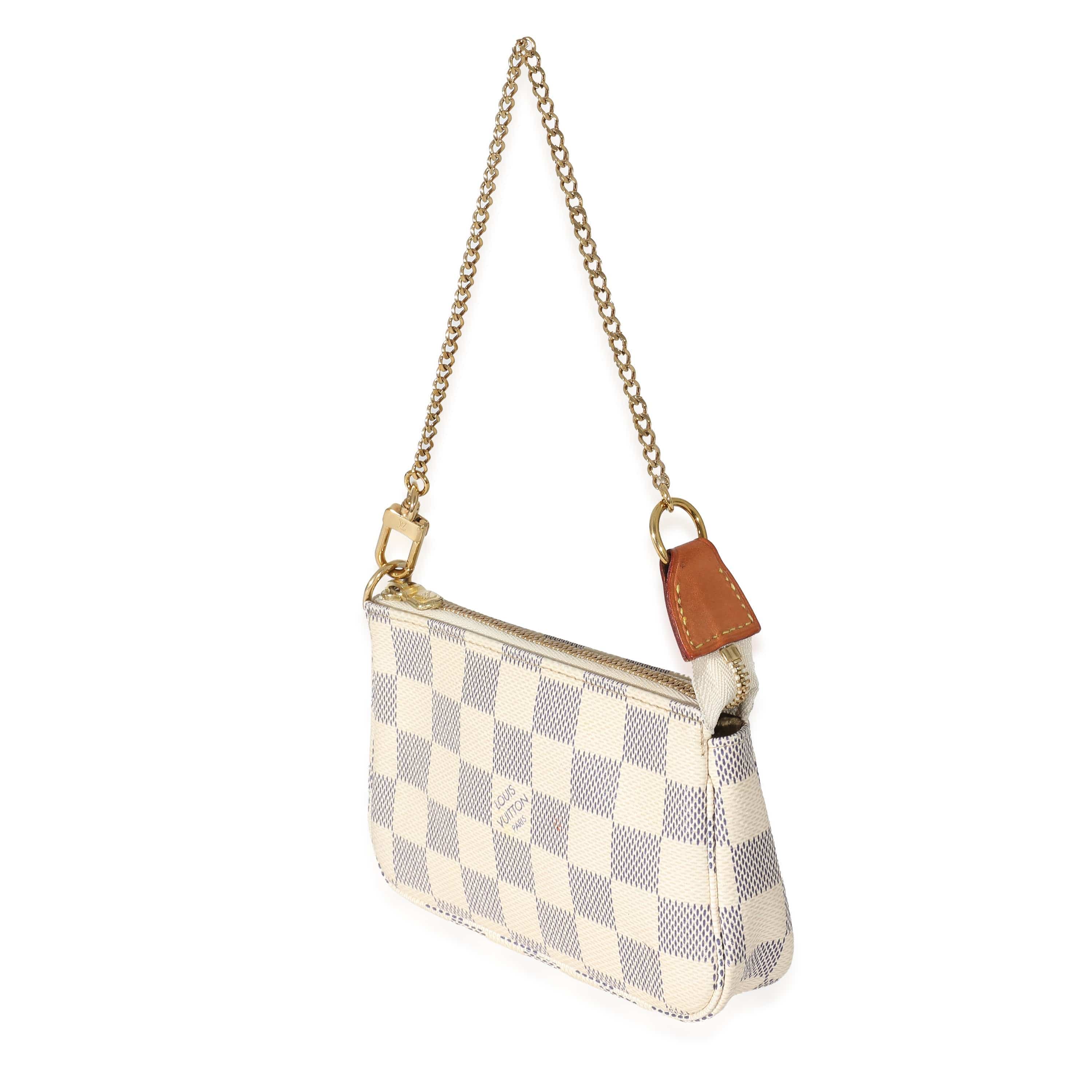 Louis Vuitton Louis Vuitton Damier Azur Canvas Mini Pochette Accessoires