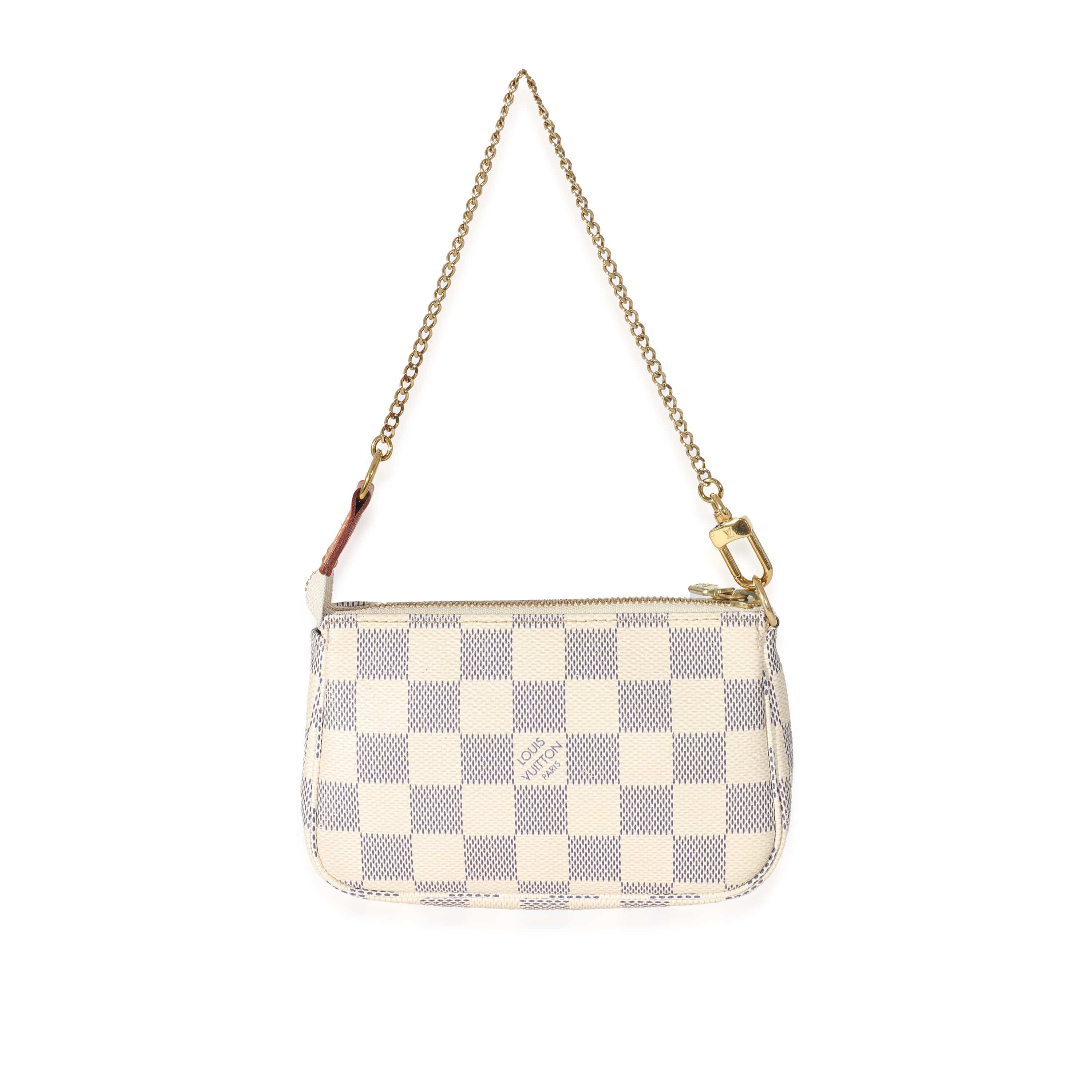 Louis Vuitton Louis Vuitton Damier Azur Canvas Mini Pochette Accessoires