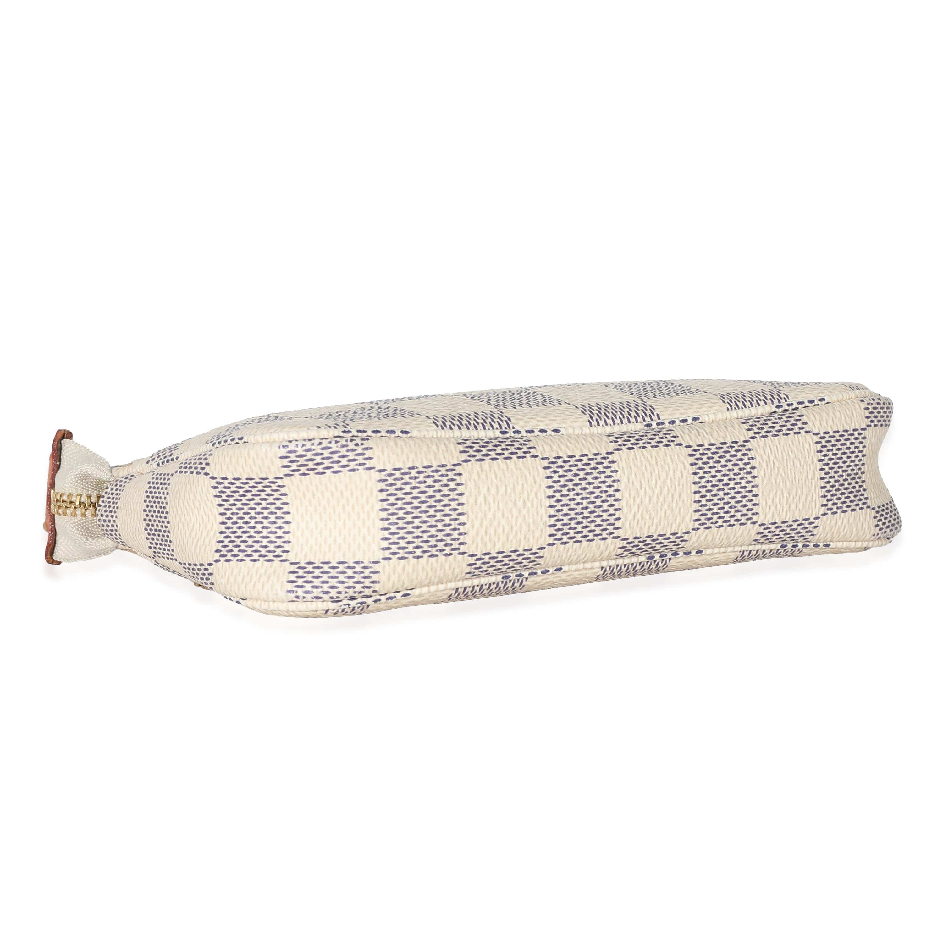 Louis Vuitton Louis Vuitton Damier Azur Canvas Mini Pochette Accessoires