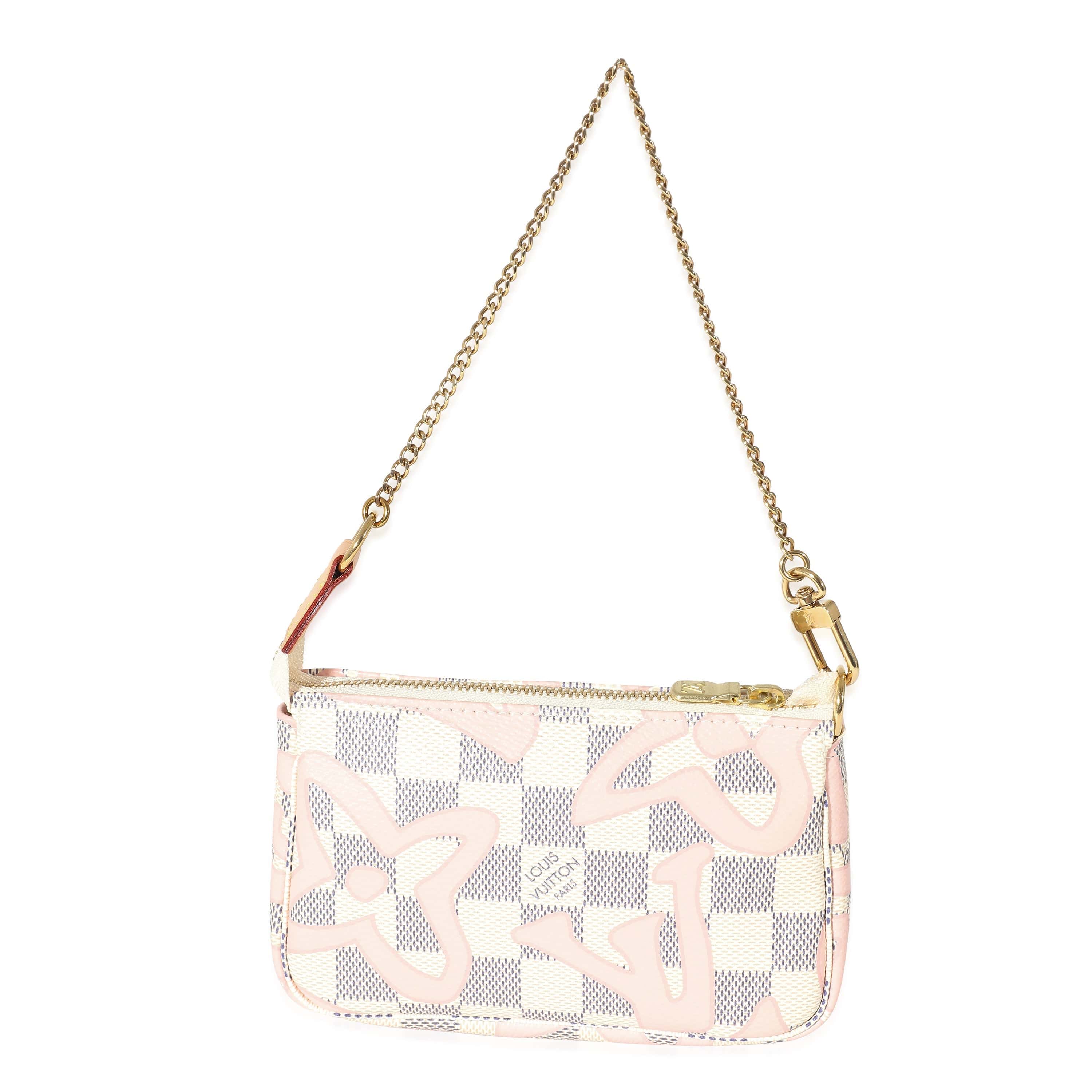 Louis Vuitton Louis Vuitton Damier Azur Canvas Tahitienne Mini Pochette Accessoires