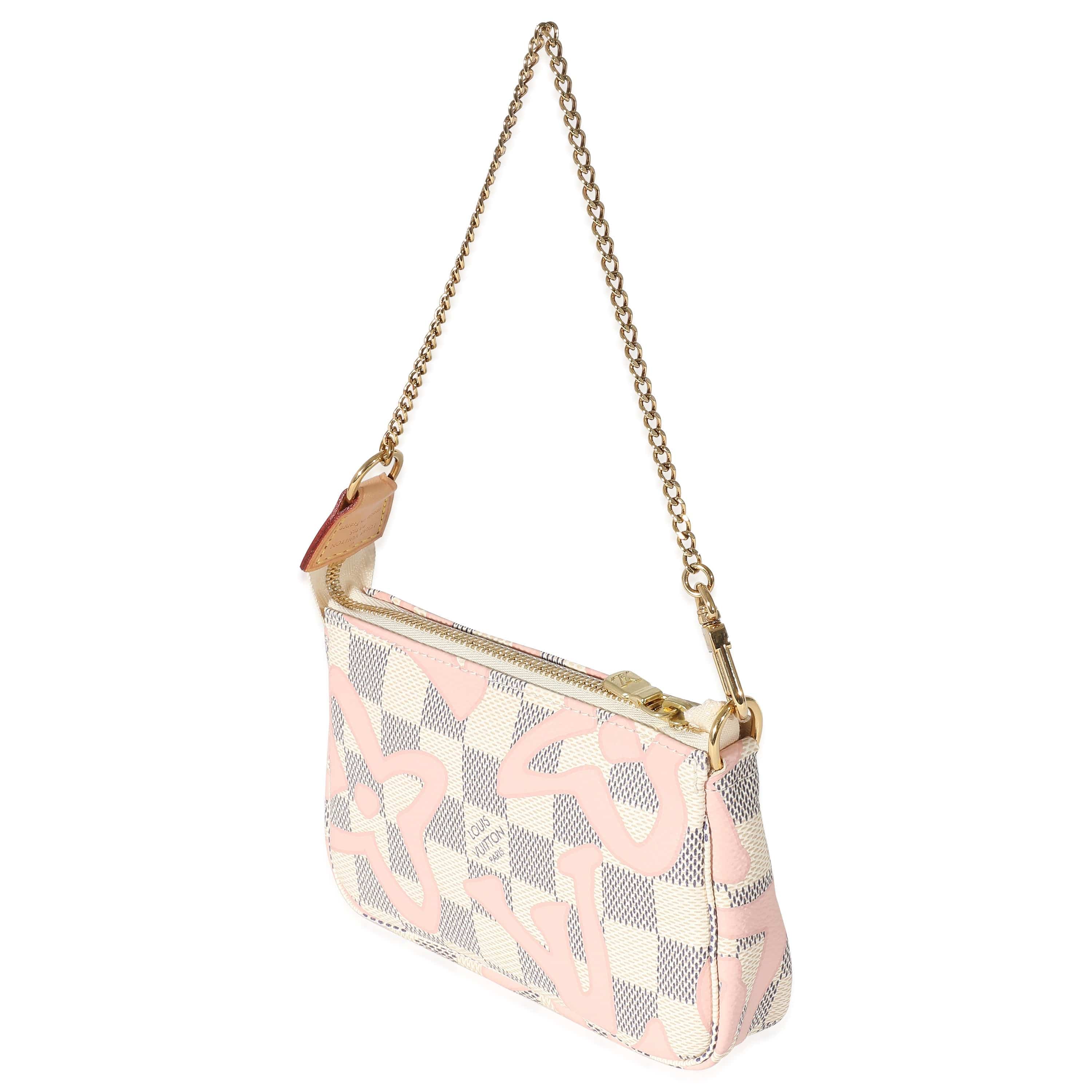 Louis Vuitton Louis Vuitton Damier Azur Canvas Tahitienne Mini Pochette Accessoires