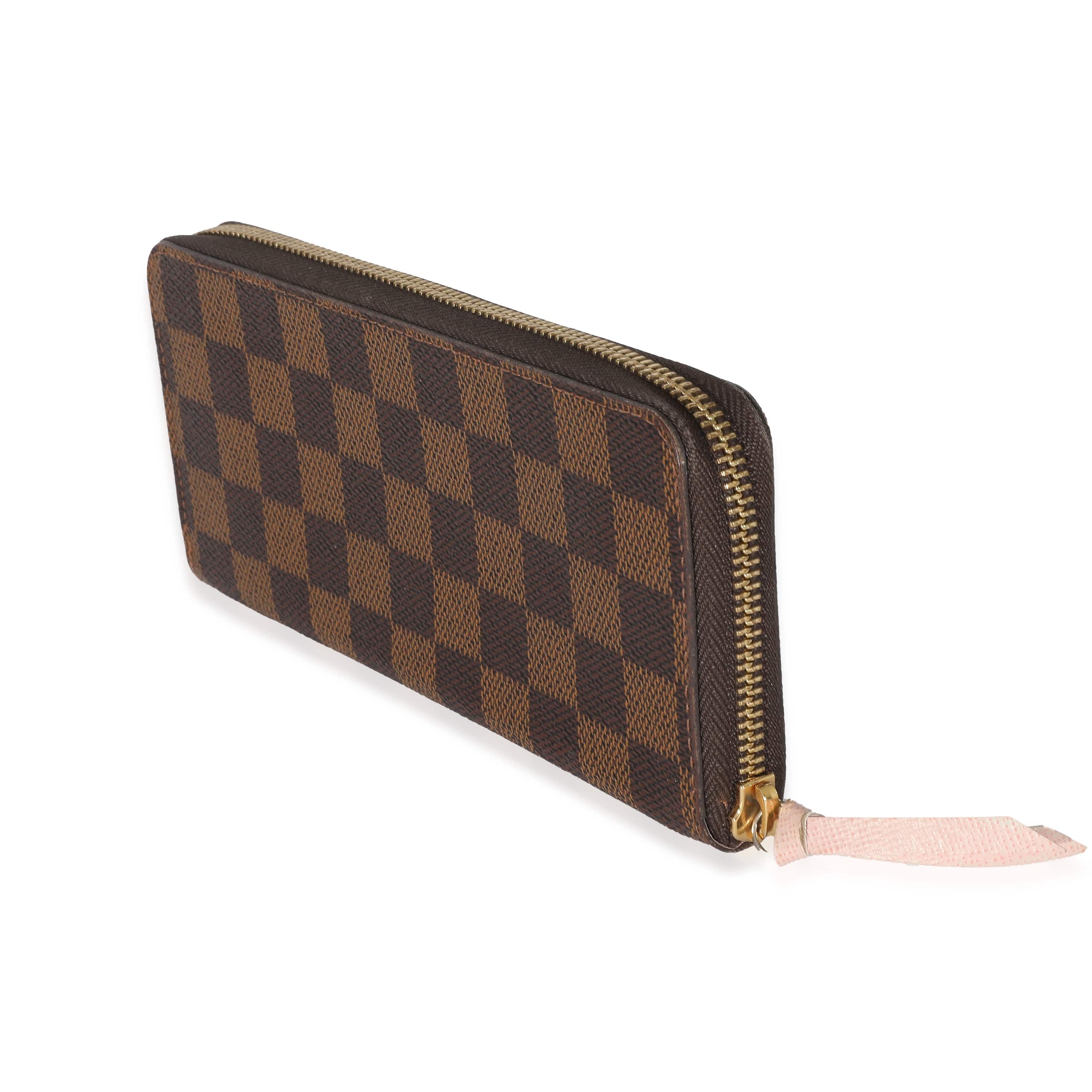 Louis Vuitton Louis Vuitton Damier Ebene Canvas Clemence Wallet